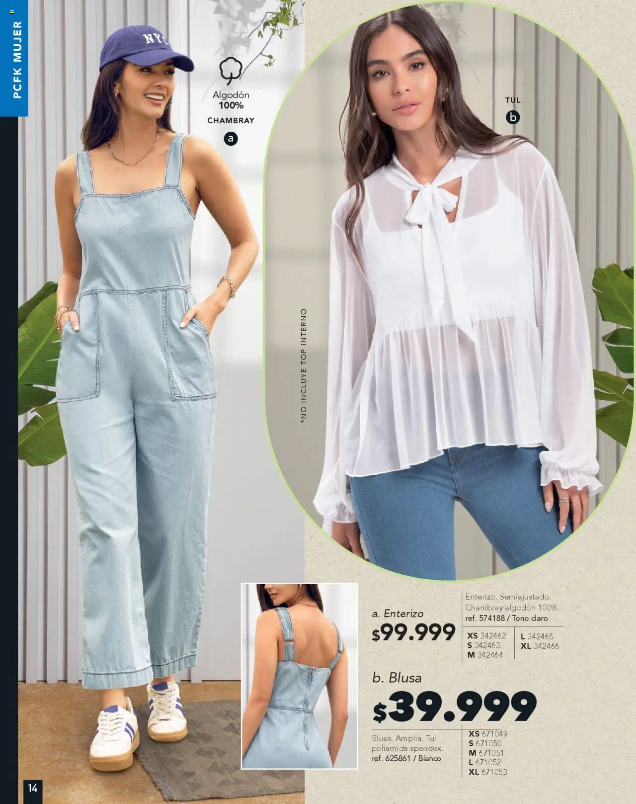 Pacifika revista - valida desde el 01.08.2025 | Página: 15 | Productos: Algodón, Top, Blusa, Enterizo