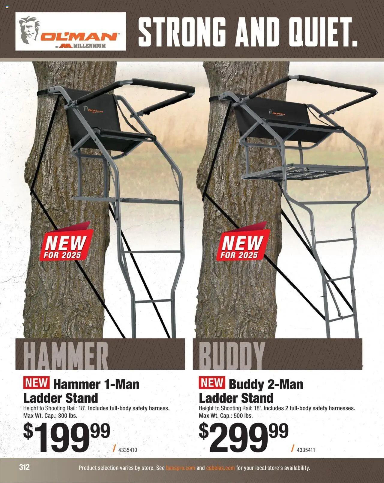 Cabela's Hunting Master 25 - valid from 11.08.2025 | Page: 312 | Products: Ladder, Hammer