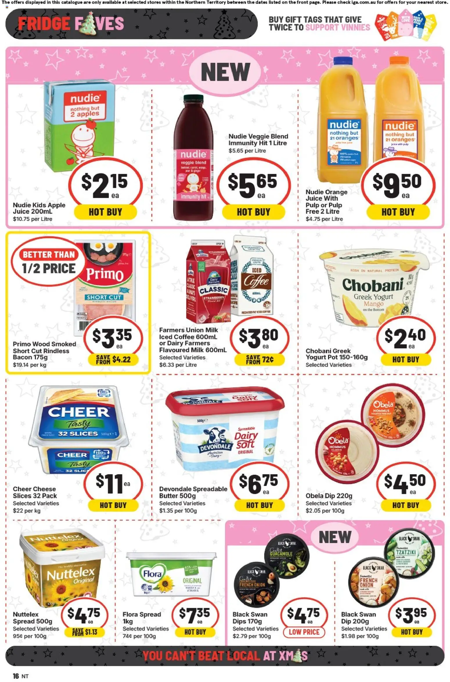 IGA catalogue - valid from 26.11.2025 | Page: 12 | Products: Bacon, Pot, Cheese, Coffee