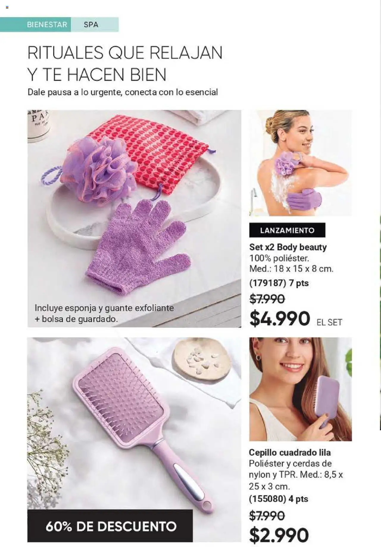 Catálogo AVON Fashion & Home │ válido desde el 08.07.2025 | Página: 3 | Productos: Esponja, Bolsa, Cepillo, Té