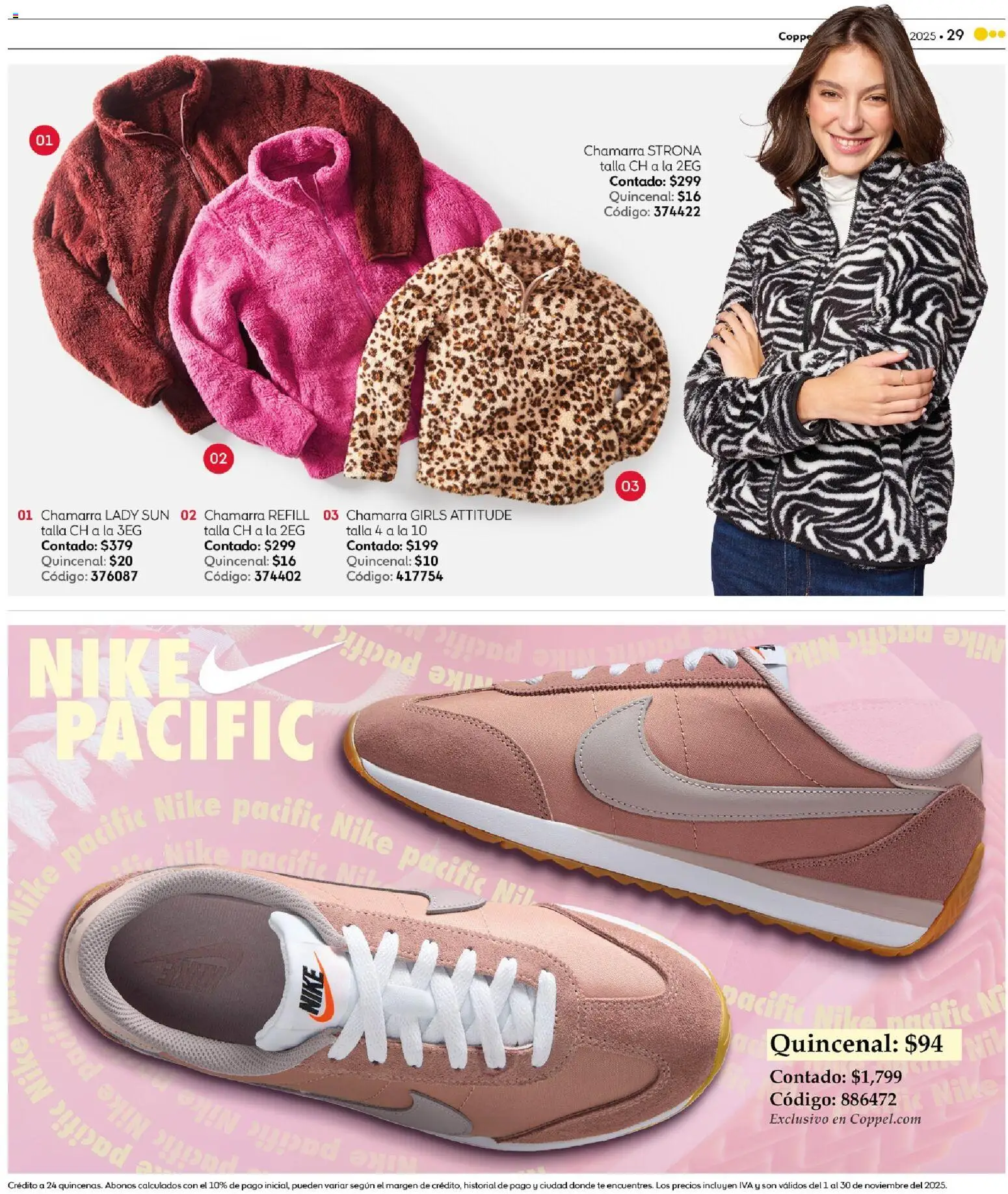 Nuevas ofertas de Coppel válidas en toda la República Mexicana desde el 01.11.2025. ¡Encuentra las mejores ofertas en Coppel Buen Fin! | Página: 29 | Productos: Chamarra, Té