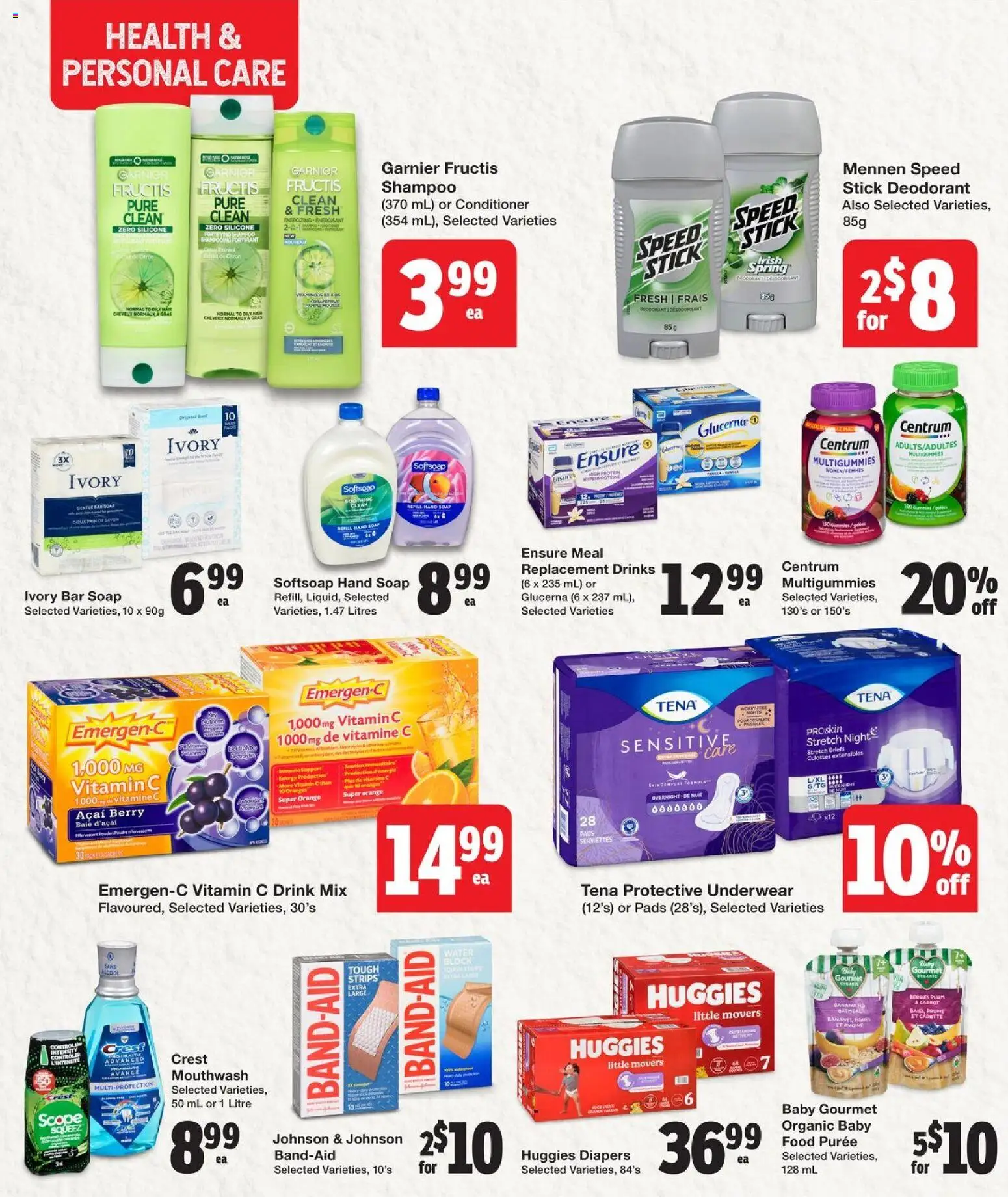 Quality Foods flyer valid from 15.01.2026 | Page: 13 | Products: Shampoo, Conditioner, Soap, Briefs