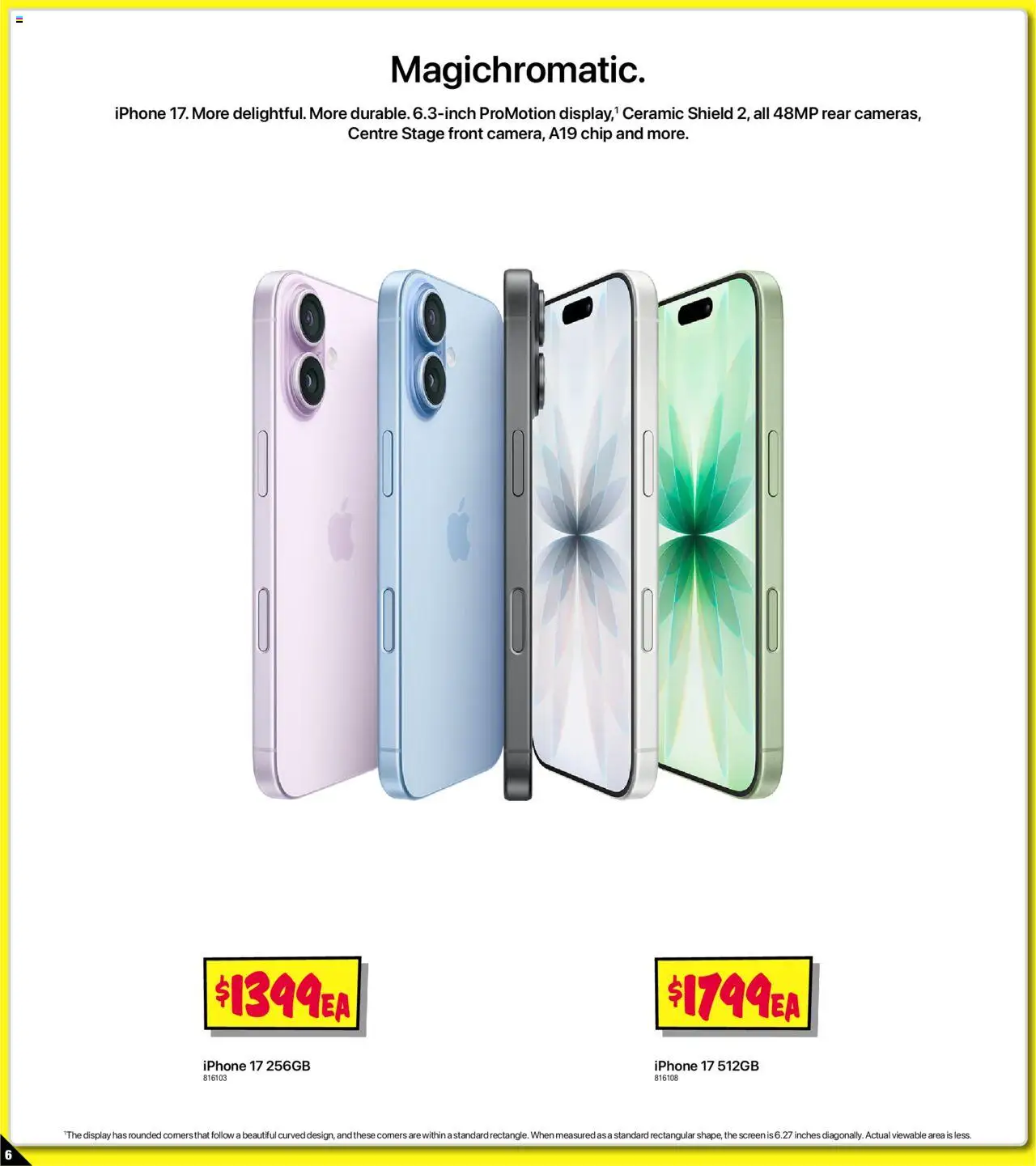 JB Hi-Fi catalogue - valid from 12.09.2025 | Page: 6 | Products: Iphone, Screen