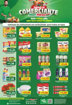 Mart Minas - Ofertas Segunda do Comerciante - Pré-Visualização do folheto da loja Mart Minas, válido de 23.02.2026