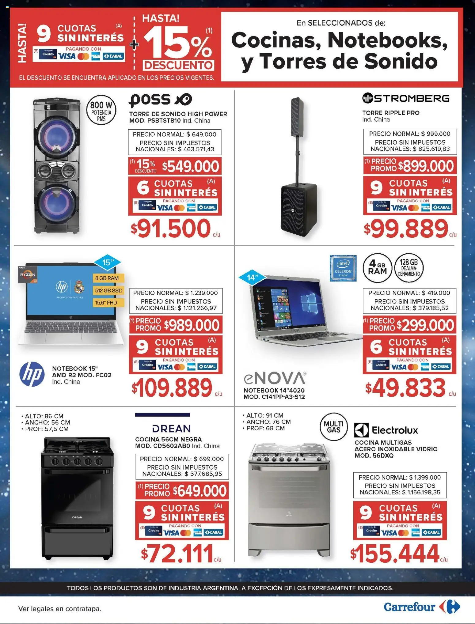 Carrefour ofertas │ válido desde el 08.04.2026 | Página: 26 | Productos: Cocina, Notebook