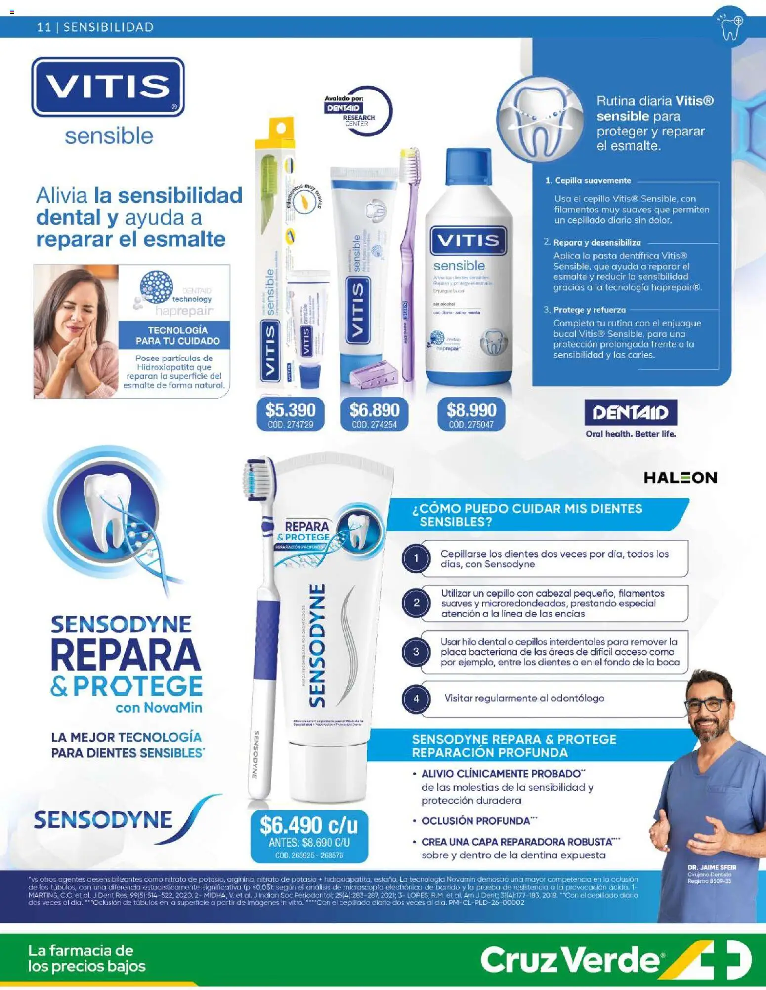Cruz Verde - Bucal Pro │ válido desde el 01.03.2026 | Página: 11 | Productos: Hilo dental, Cepillo, Sobre, Pasta