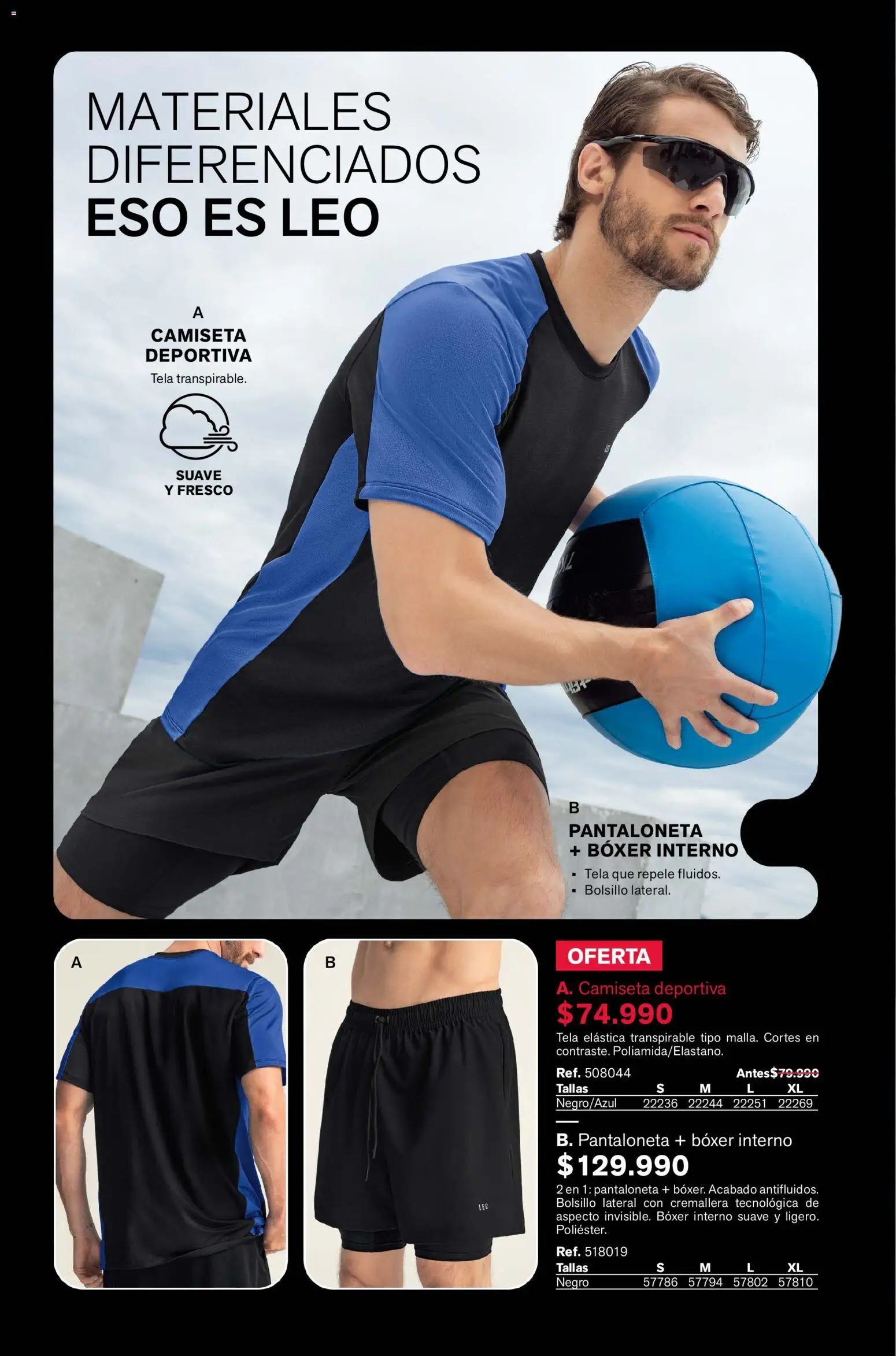 Leonisa revista - valida desde el 24.02.2026 | Página: 24 | Productos: Camiseta, Pantaloneta