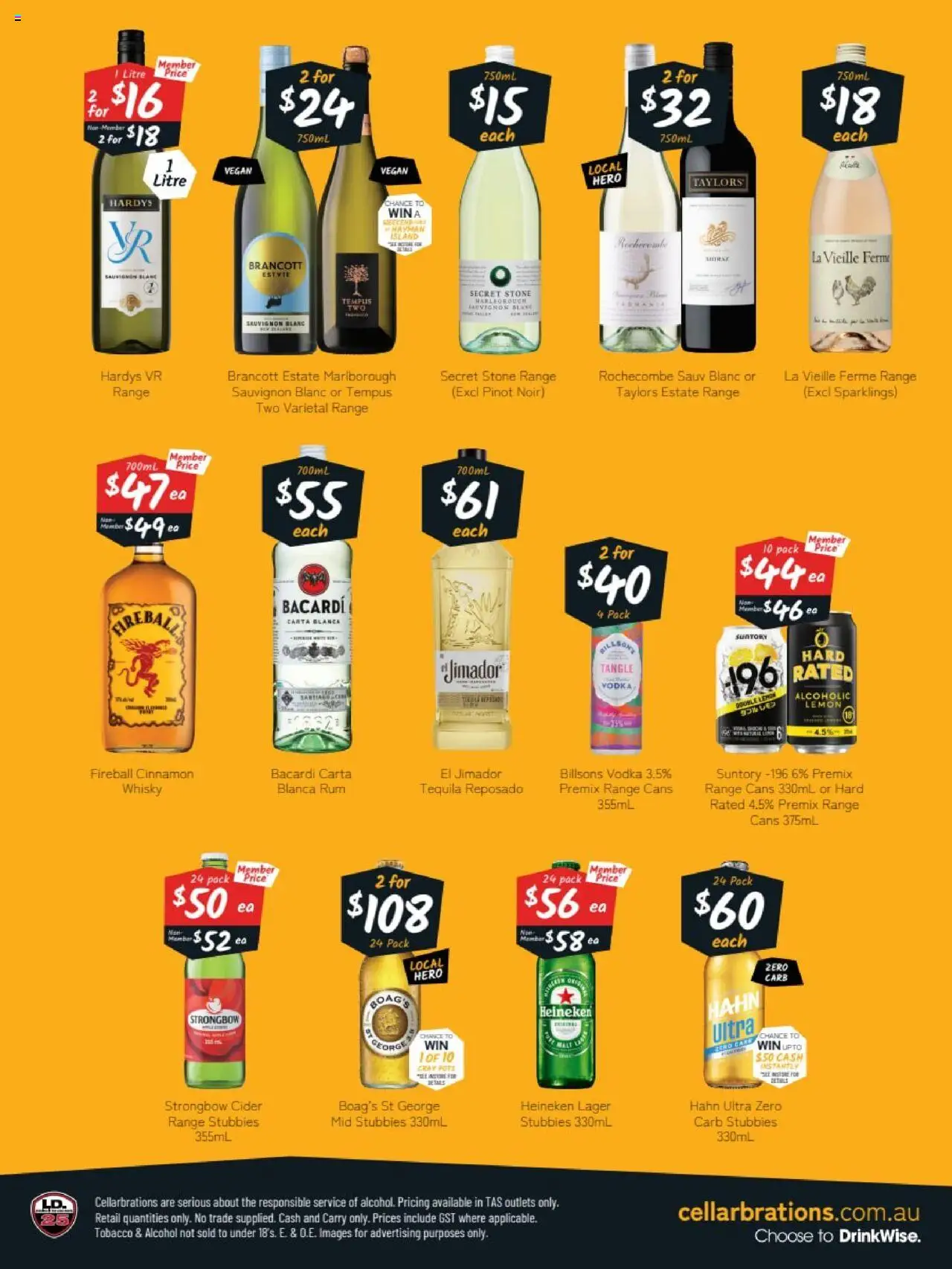 Cellarbrations catalogue - valid from 20.10.2025 | Page: 2 | Products: Vodka, Rum, Lemon