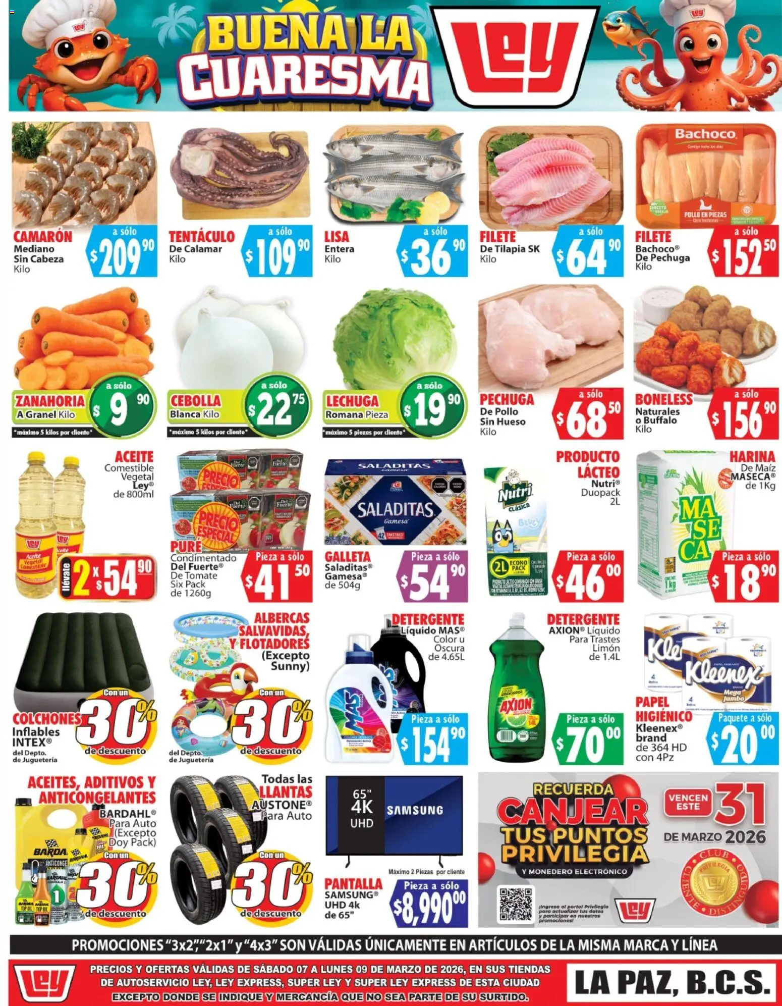 Nuevas ofertas de Casa Ley válidas en toda la República Mexicana desde el 07.03.2026. ¡Encuentra las mejores ofertas en Casa Ley folleto Autoservicio! | Página: 2 | Productos: Pollo, Cebolla, Limón, Cera