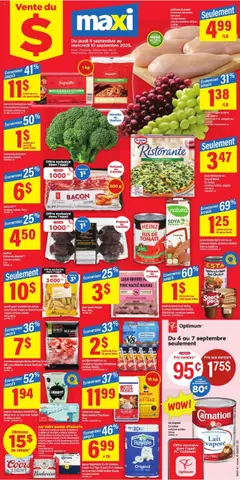 Preview of Maxi weekly flyer / circulaire from shop Maxi valid from 04.09.2025