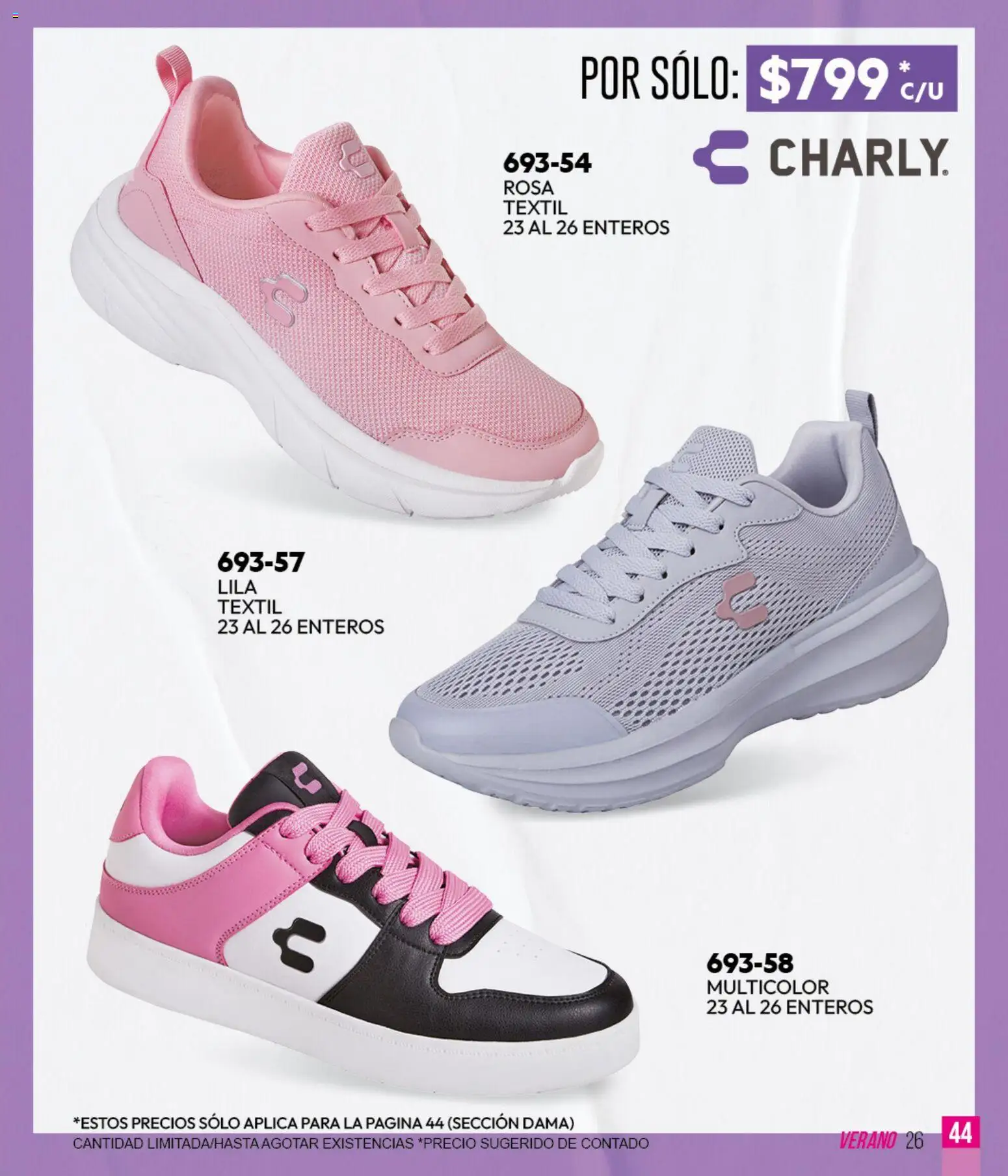 Nuevas ofertas de Cklass válidas en toda la República Mexicana desde el 05.03.2026. ¡Encuentra las mejores ofertas en Cklass catálogo Verano Sportbrands Dama! | Página: 45