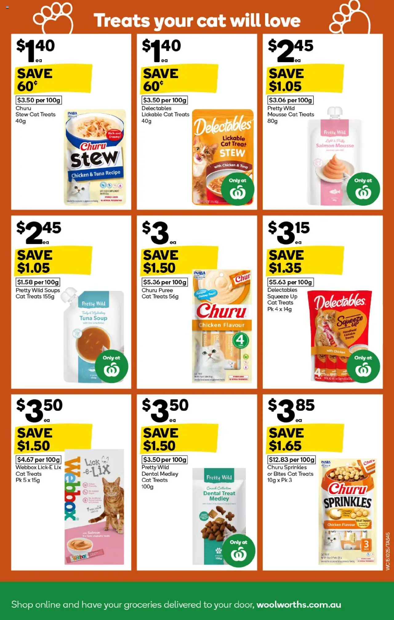 Woolworths catalogue - valid from 15.10.2025 | Page: 45 | Products: Chicken, Soup, Tuna, Mousse