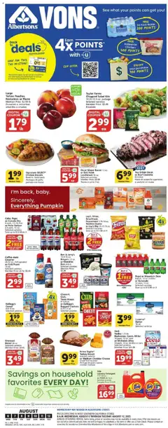 Preview of Vons weekly ads valid from 06.08.2025