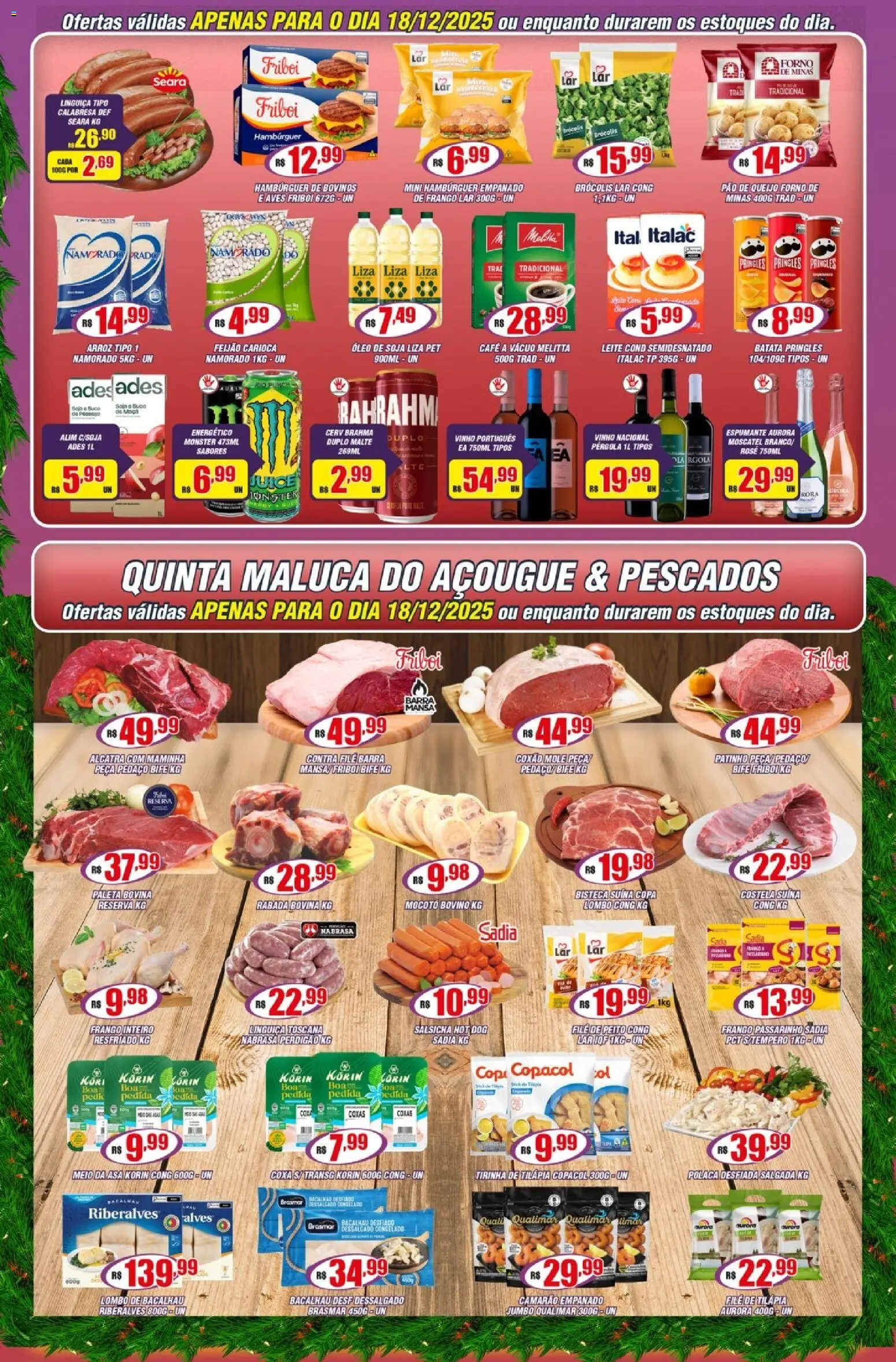 Violeta Supermercados Folheto - válido de 16.12.2025 | Página: 4 | Produtos: Feijão, Camarão, Queijo, Frango