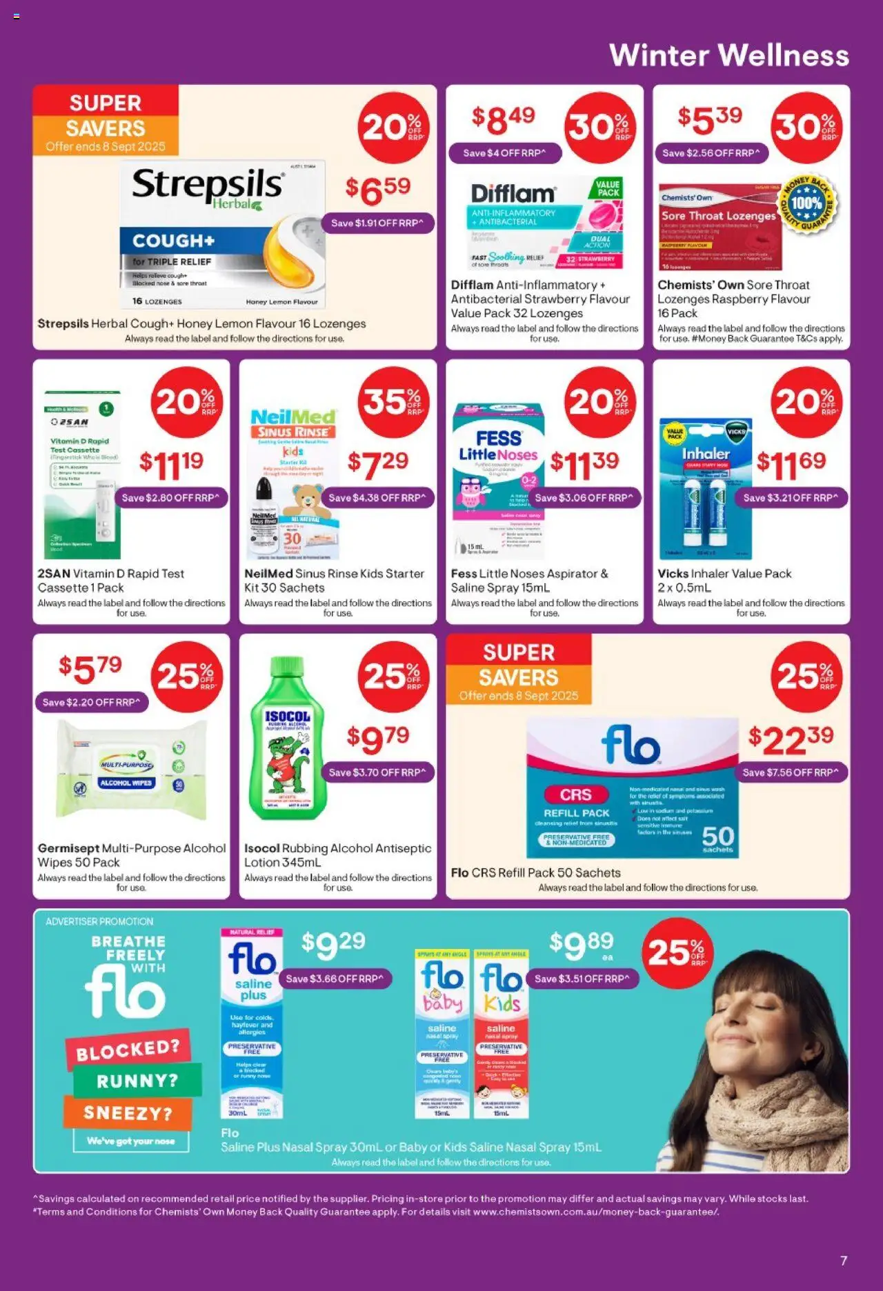 Discount Drug Stores catalogue - valid from 13.08.2025 | Page: 7 | Products: Lotion, Herbal, Nasal spray, Rubbing alcohol