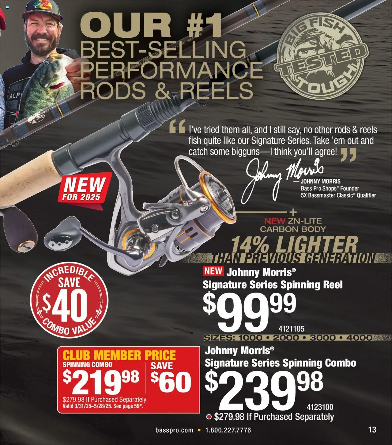 Cabela's Northern Angler 25 - valid from 27.03.2025 | Page: 13 | Products: Fish, Lighter
