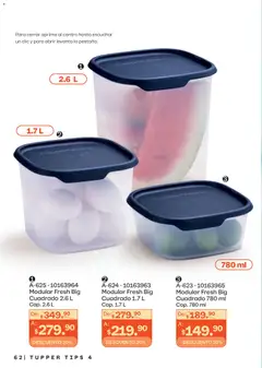 Vista previa de Tupperware catálogo, nuevo folleto de la tienda, válido en México a partir del 23.03.2026 | Página: 62
