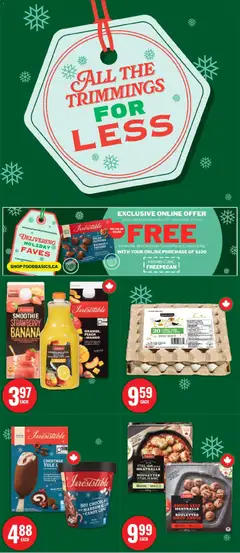 Preview of Food Basics - Holiday Flyer - Kanata from shop Food Basics valid from 25.12.2025