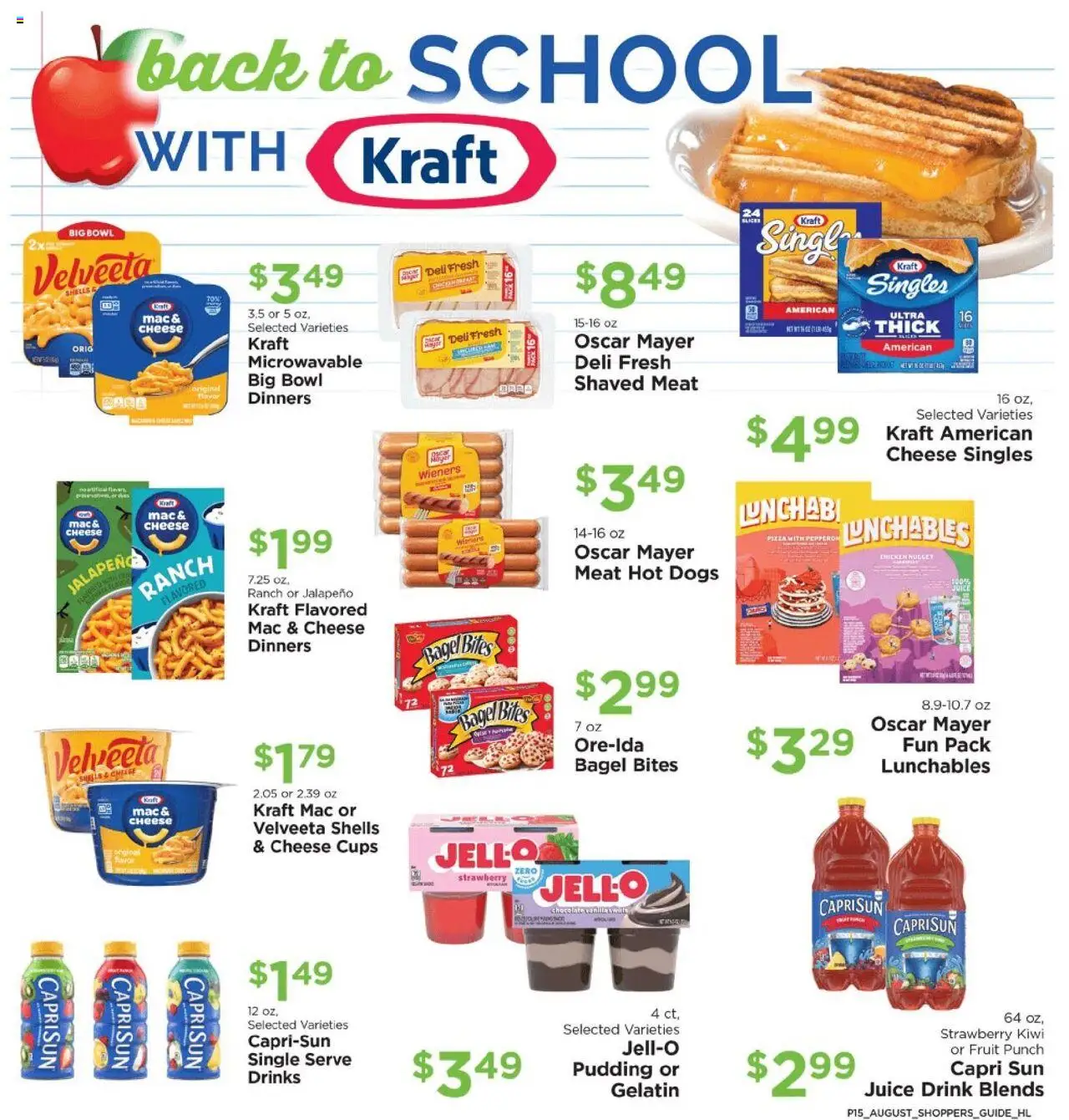 Homeland Bring Savings Home Shopper's Guide - valid from 01.08.2025 | Page: 15 | Products: Pizza, Juice, Kiwi, Hot Dogs