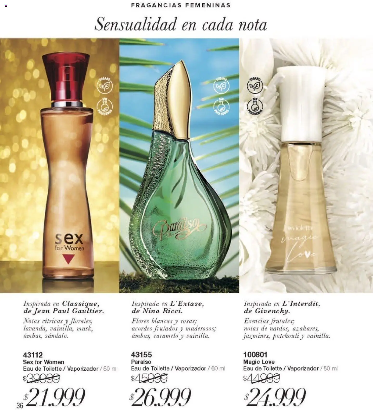 Violetta - Violetta Cosméticos │ válido desde el 30.03.2026 | Página: 36 | Productos: Jean, Eau de toilette, Esencias