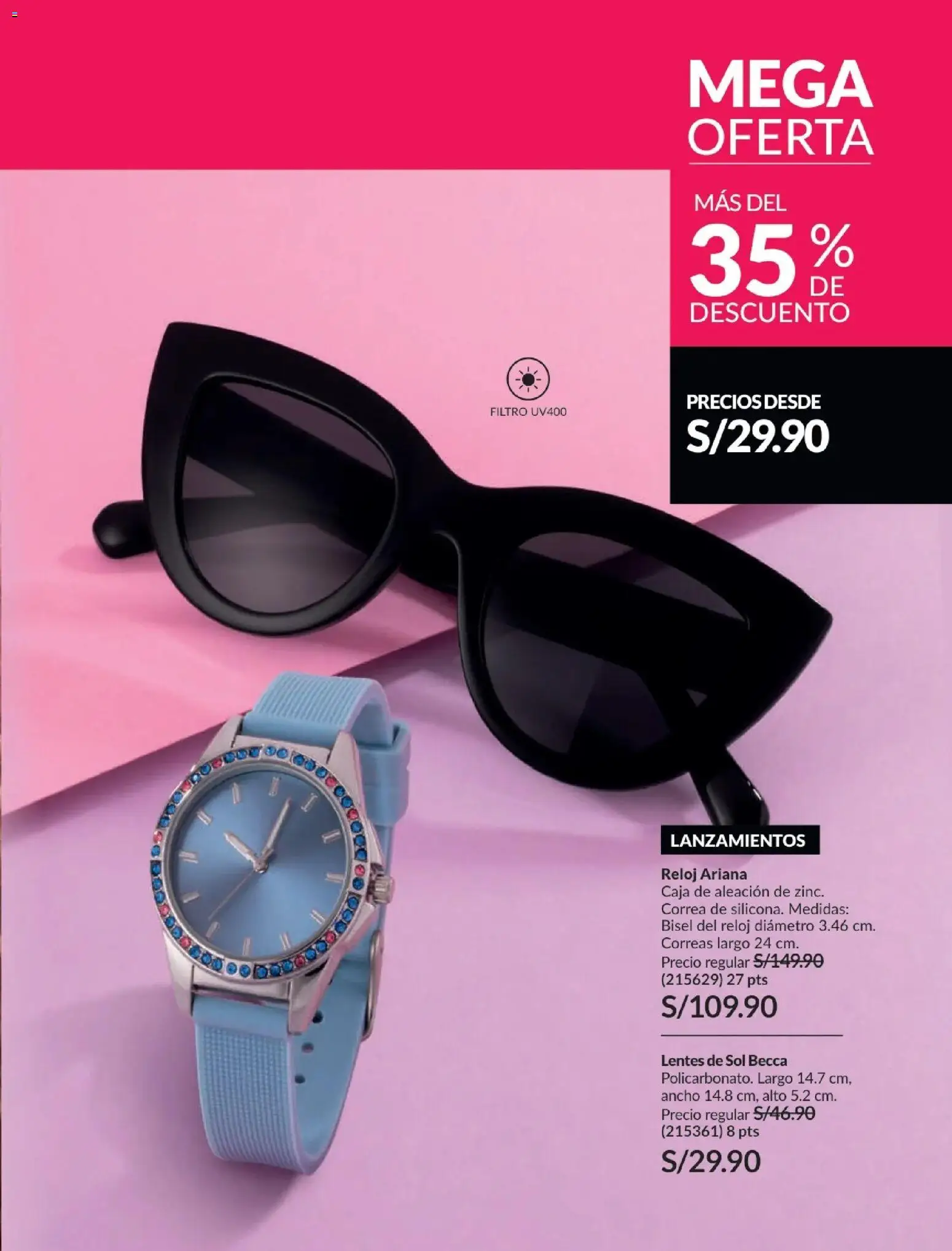 Catálogo Avon válido desde 01.02.2026 | Página: 205 | Productos: Caja, Reloj