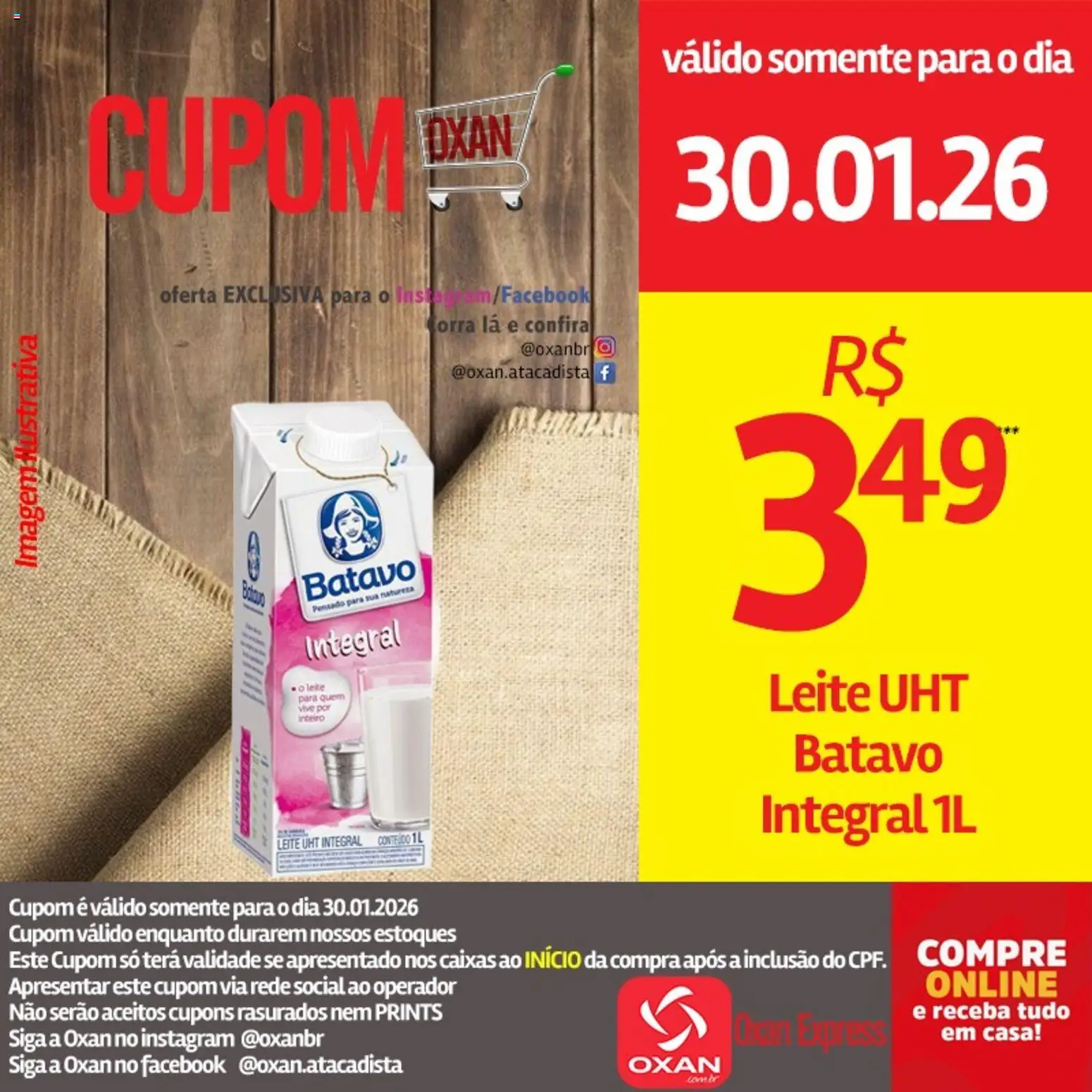Oxan Atacadista Folheto - válido de 30.01.2026 | Página: 16 | Produtos: Leite