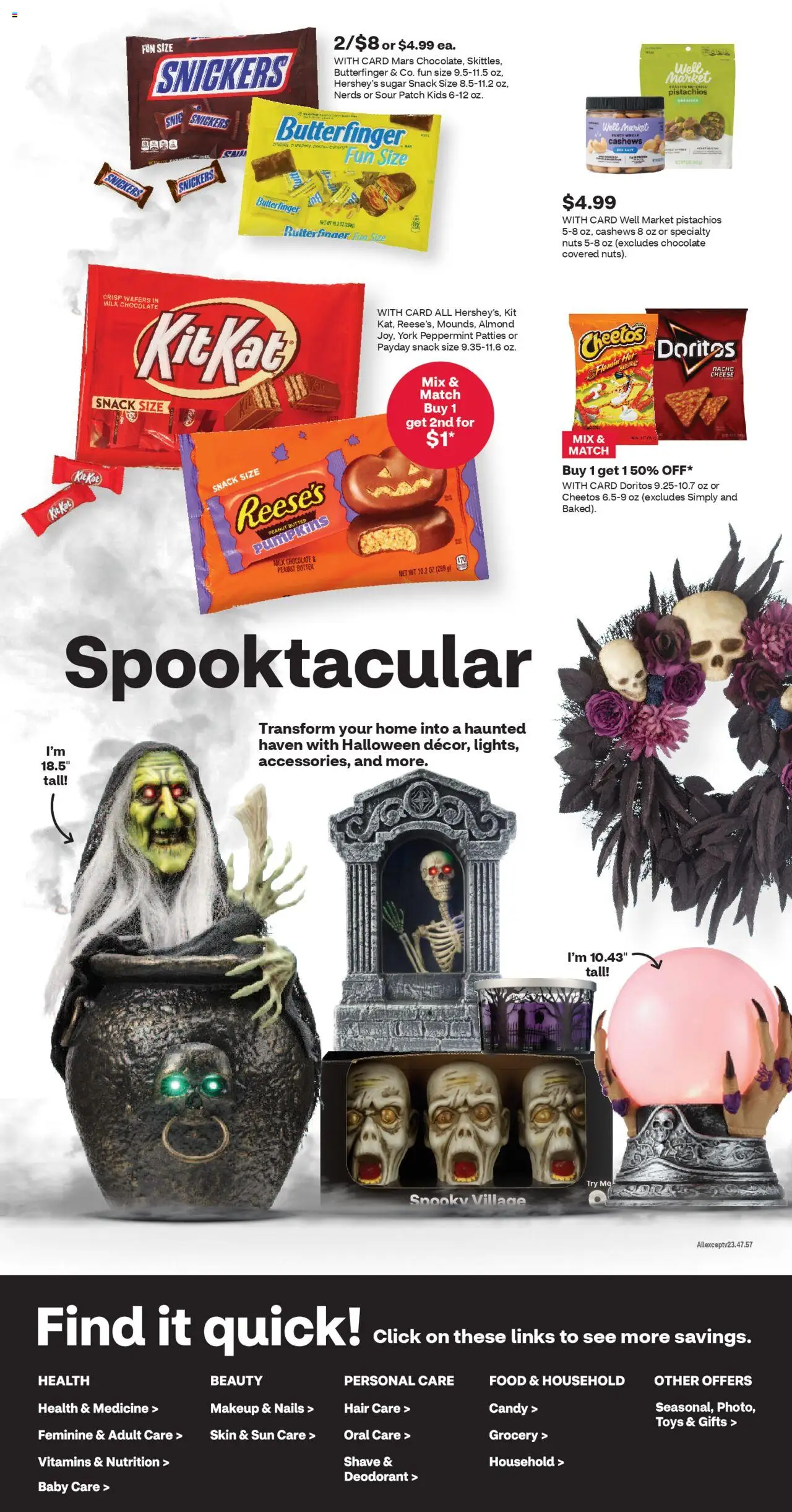 CVS Pharmacy Weekly Ad - ME - valid from 28.09.2025 | Page: 3 | Products: Milk, Nuts, Salt, Sugar