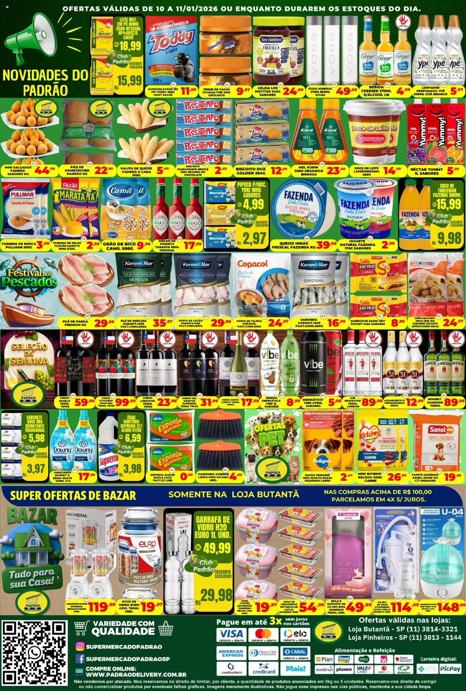 Supermercado Padrão Folheto - válido de 10.01.2026 | Página: 2 | Produtos: Esponja, Energético, Sanduíche, Amaciante