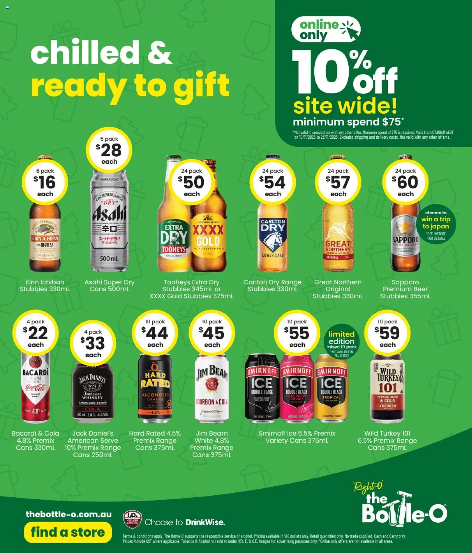 The Bottle-O catalogue - valid from 10.11.2025 | Page: 6 | Products: Bourbon, Coca Cola, Whiskey, Turkey
