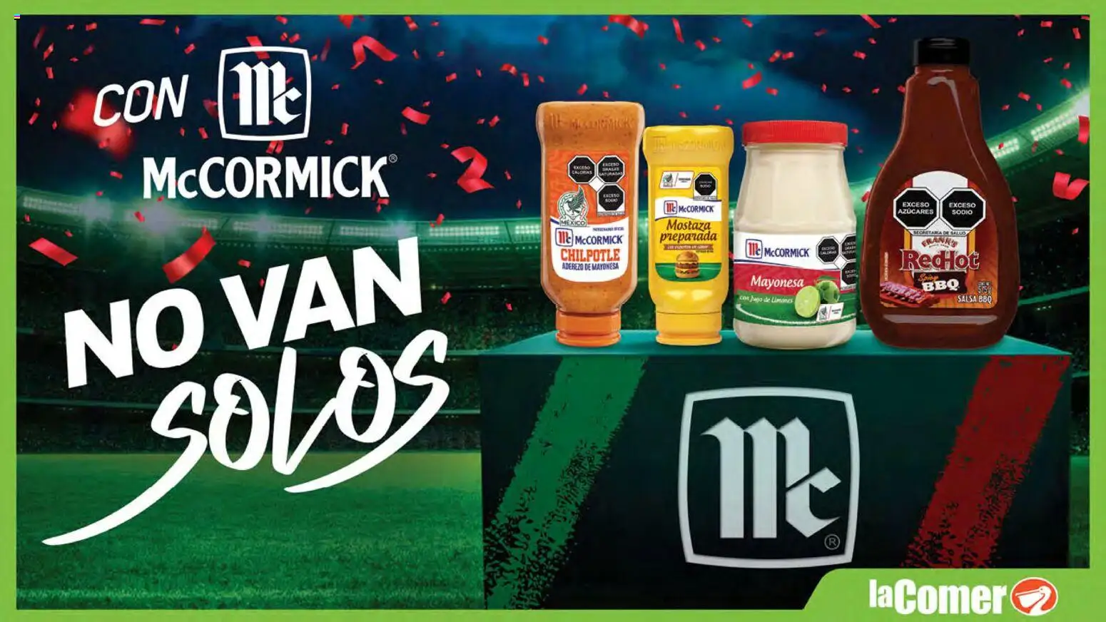 Nuevas ofertas de La Comer válidas en toda la República Mexicana desde el 08.04.2026. ¡Encuentra las mejores ofertas en La Comer folleto Patrocinador oficial del jugador No.12! | Página: 2 | Productos: Aderezo, Mayonesa, Mostaza