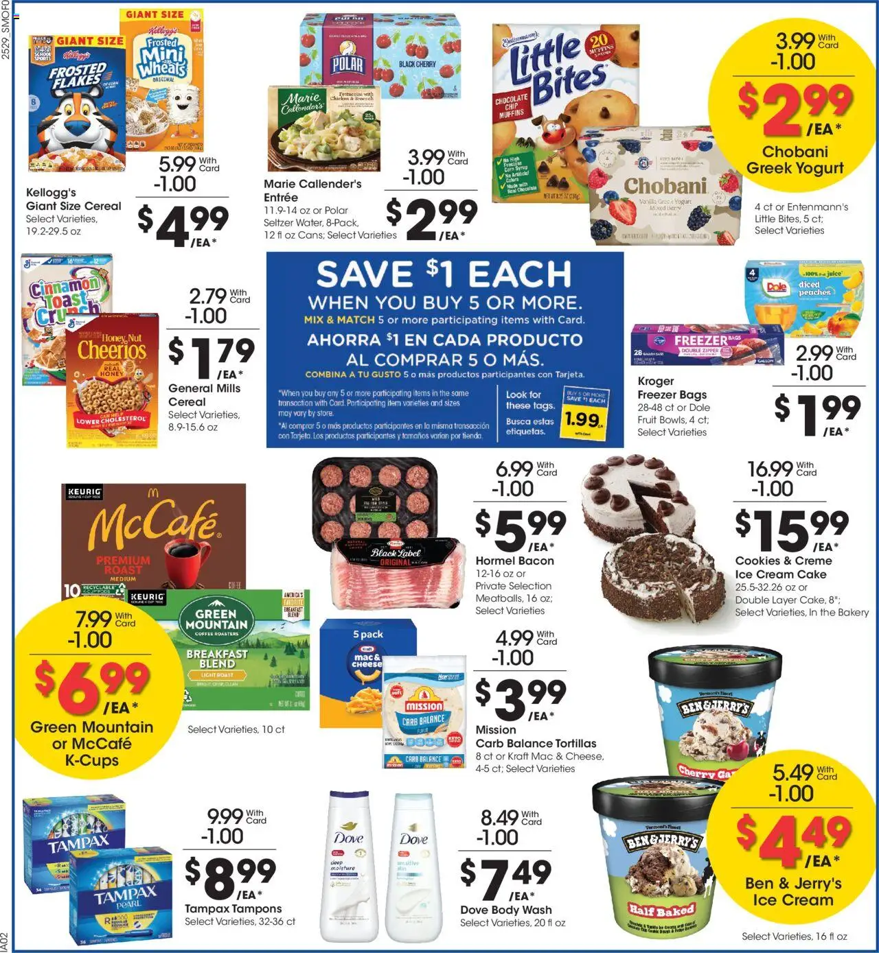 Smith's Weekly Ad - valid from 20.08.2025 | Page: 5 | Products: Peaches, Cheese, Juice, Freezer