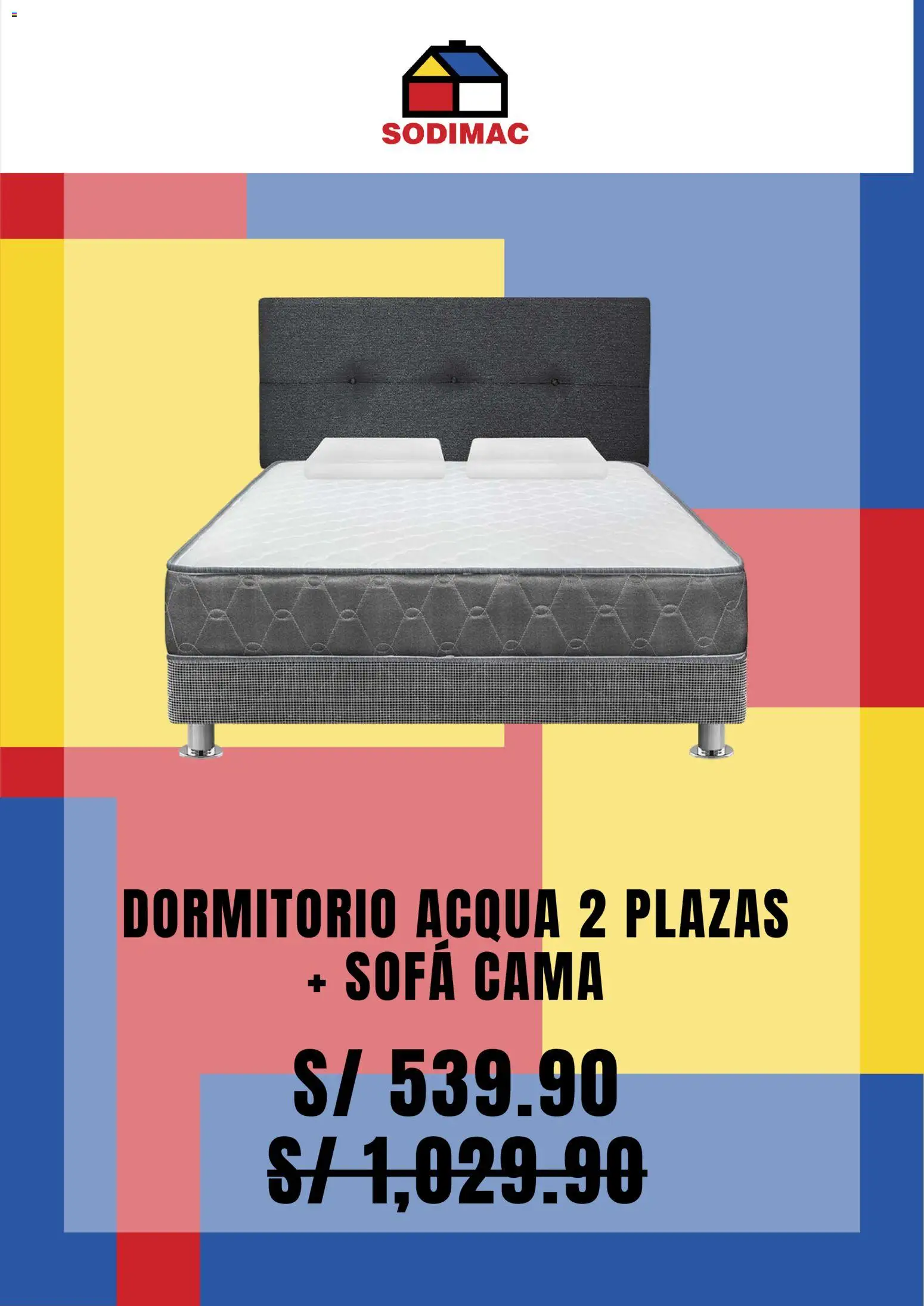 Catálogo Sodimac válido desde 03.11.2025 | Página: 6 | Productos: Cama, Sofá