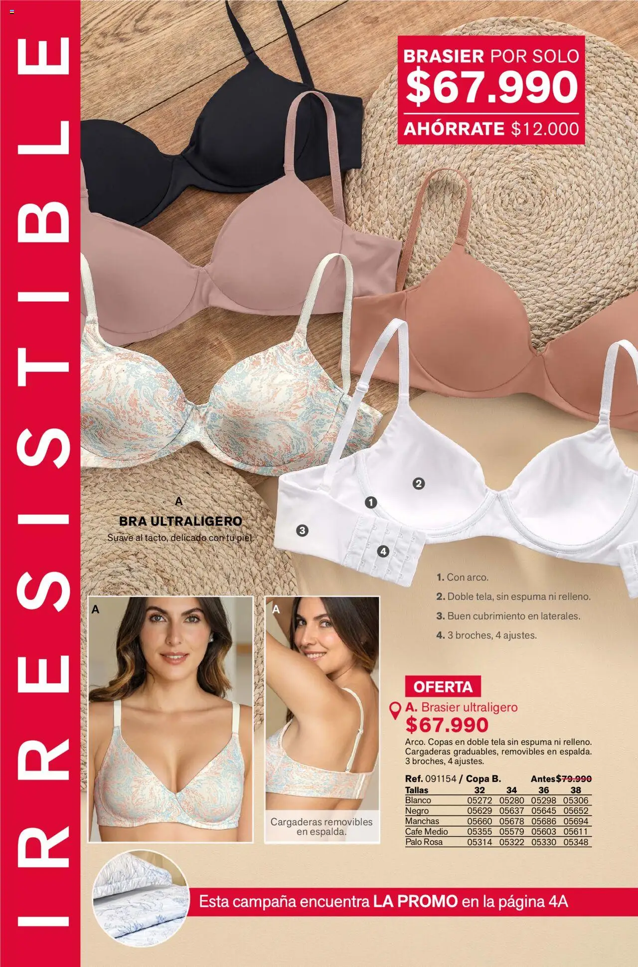 Leonisa revista - valida desde el 12.09.2025 | Página: 4 | Productos: Espuma, Brasier, Café