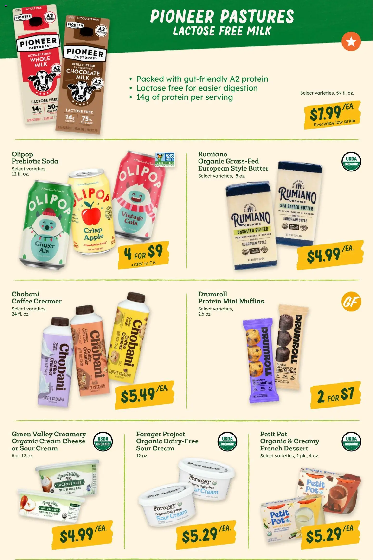 Sprouts Monthly Ad - valid from 29.10.2025 | Page: 22 | Products: Butter, Cheese, Sugar, Chocolate Chip