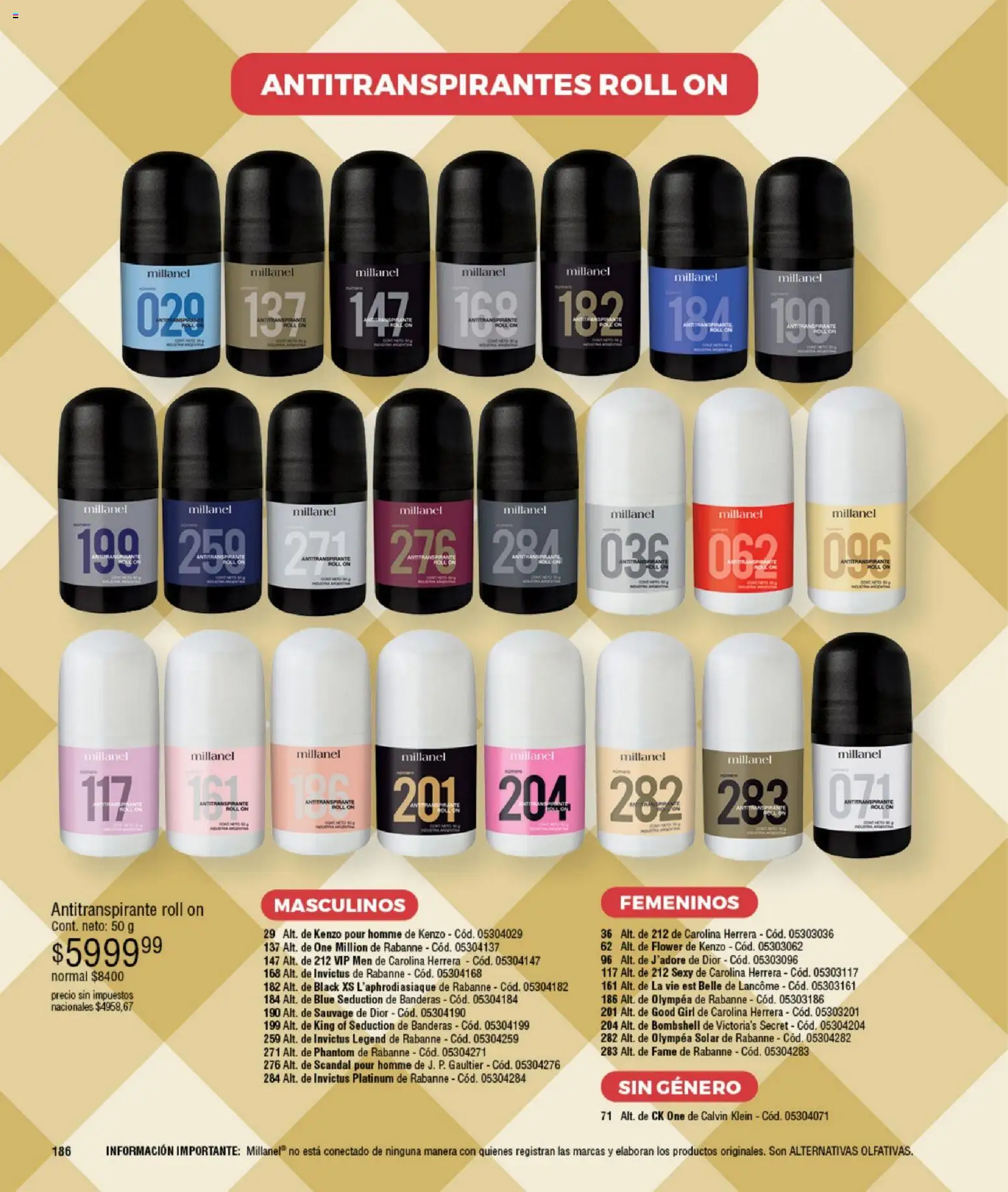 Millanel - Catálogo │ válido desde el 08.12.2025 | Página: 210 | Productos: Antitranspirante