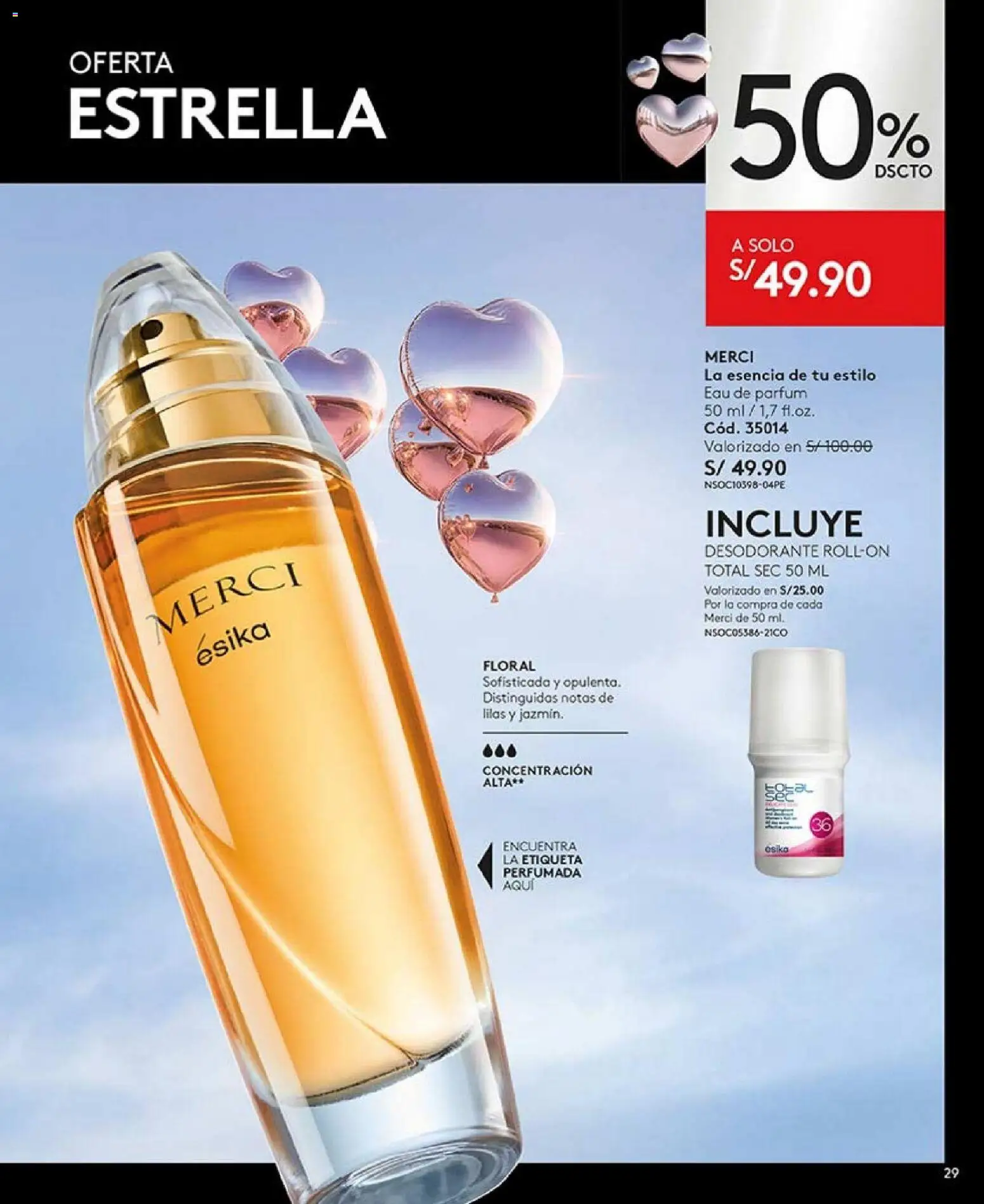 Catálogo Ésika válido desde 17.01.2026 | Página: 29 | Productos: Desodorante