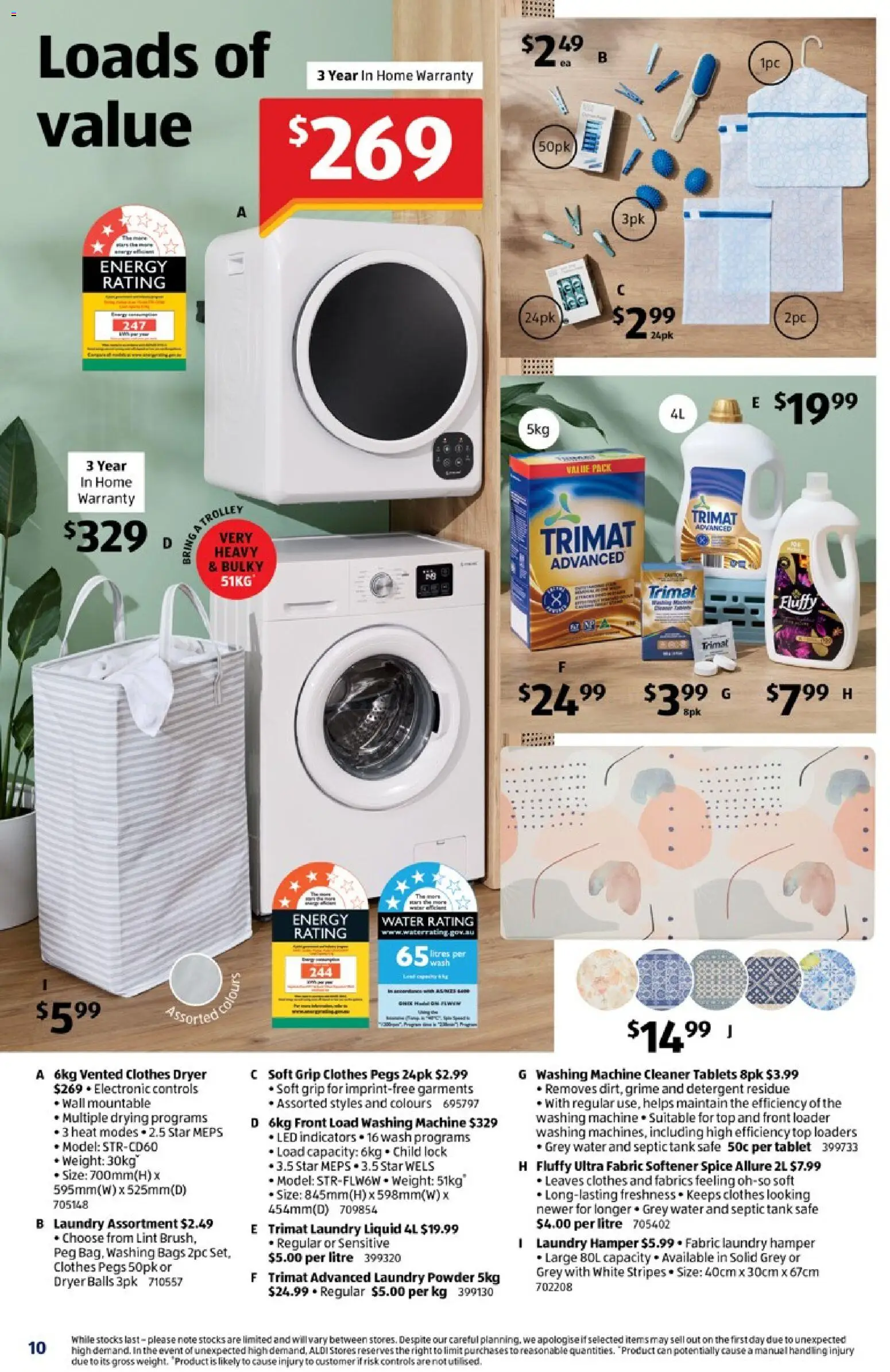 Aldi catalogue - valid from 15.04.2026 | Page: 10 | Products: Powder, Cleaner, Detergent, Tablet