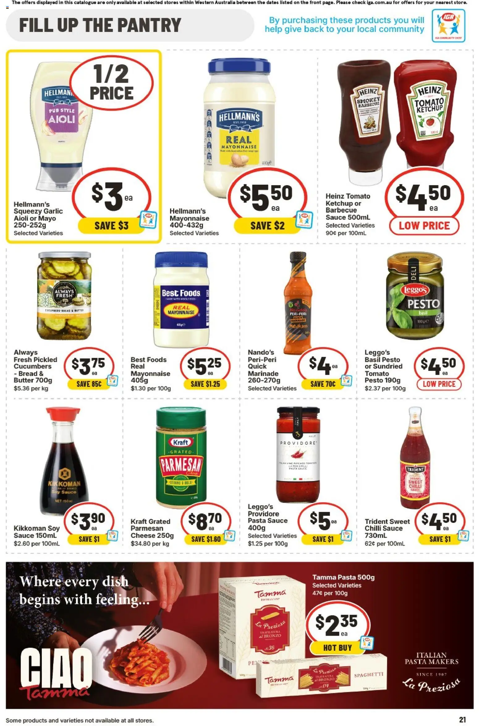 IGA catalogue - valid from 04.02.2026 | Page: 28 | Products: Cheese, Cucumbers, Sauce, Chilli