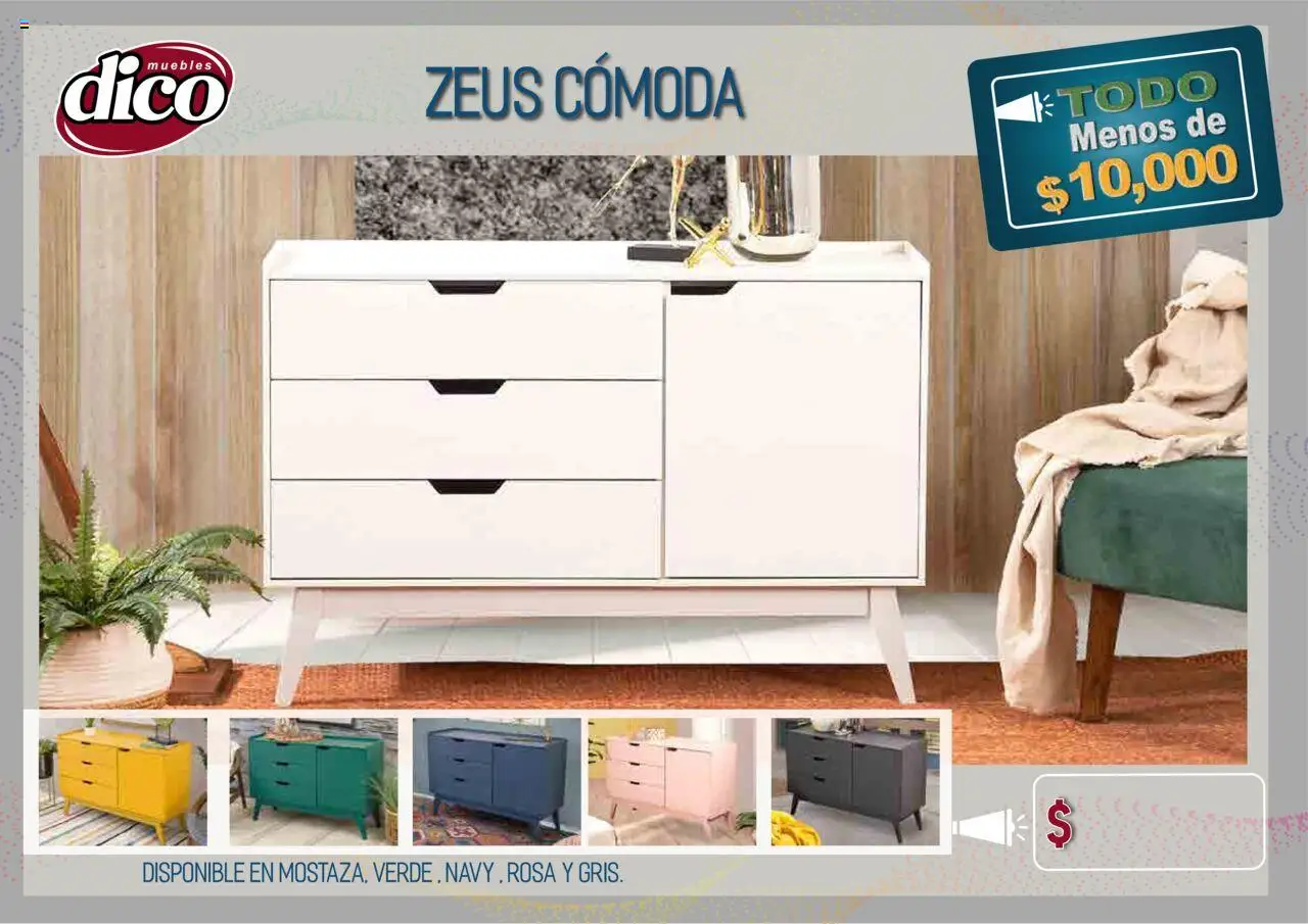 Nuevas ofertas de Muebles Dico válidas en toda la República Mexicana desde el 25.09.2025. ¡Encuentra las mejores ofertas en Muebles Dico - Catálogo TODO menos de 10000! | Página: 23