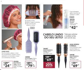 Avon - Campanha 19: Casa & Estilo - Pré-Visualização do folheto da loja Avon, válido de 21.11.2025 | Página: 32 | Produtos: Touca, Escova, Tela, Creme