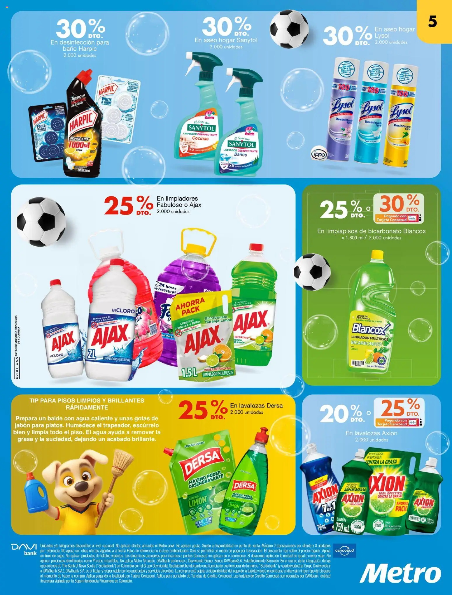 Metro revista - valida desde el 15.01.2026 | Página: 5 | Productos: Espuma, Banco, Brillo, Desinfectante