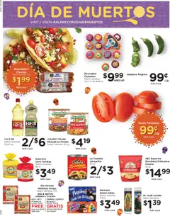 Preview of Ralphs weekly ads valid from 15.10.2025 | Page: 15 | Products: Bakery, Peppers, Jalapeno peppers, Pork