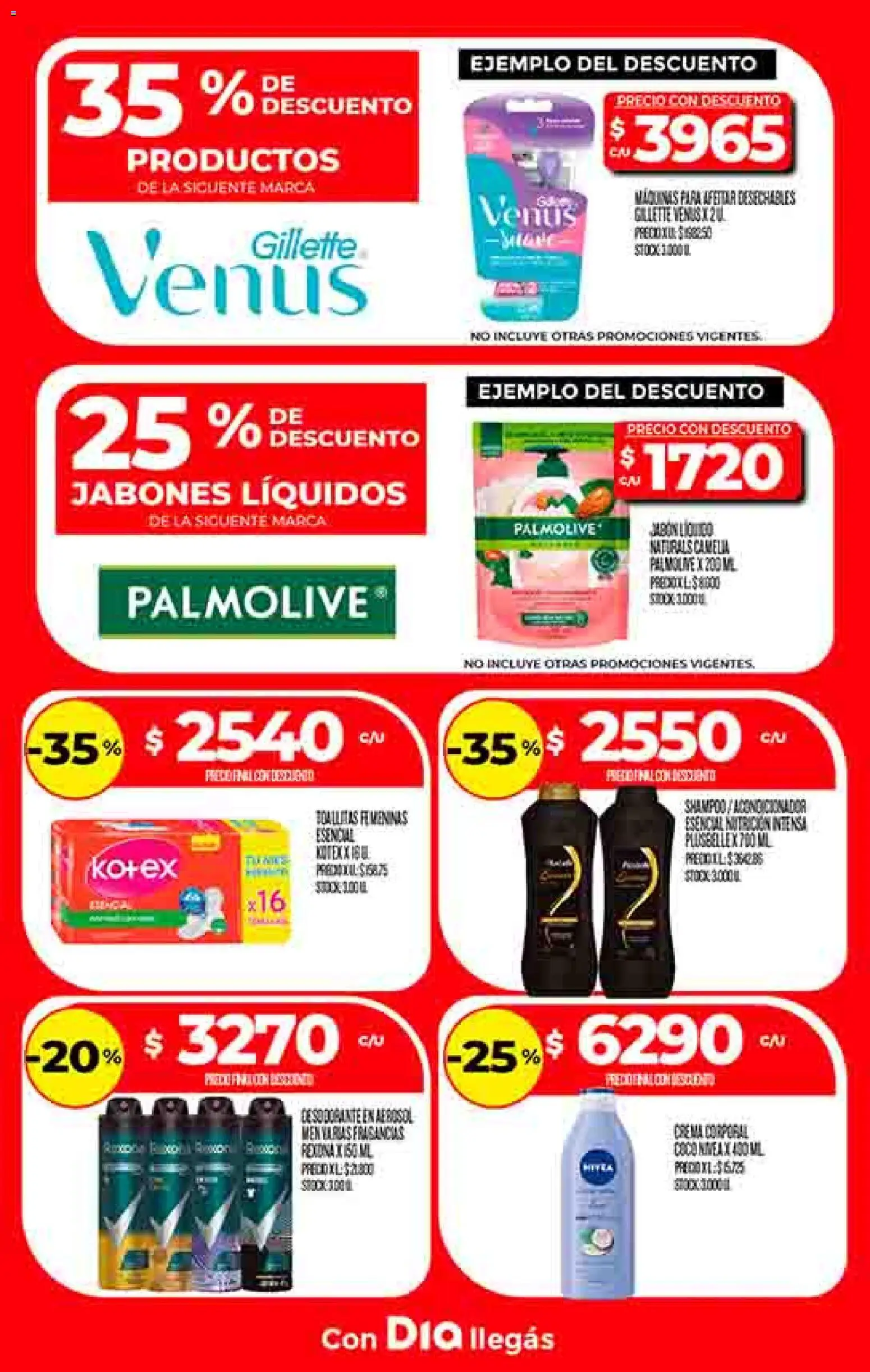 Dia - Ofertas - Salta y Jujuy │ válido desde el 17.12.2025 | Página: 21 | Productos: Shampoo, Desodorante, Toallitas femeninas, Crema