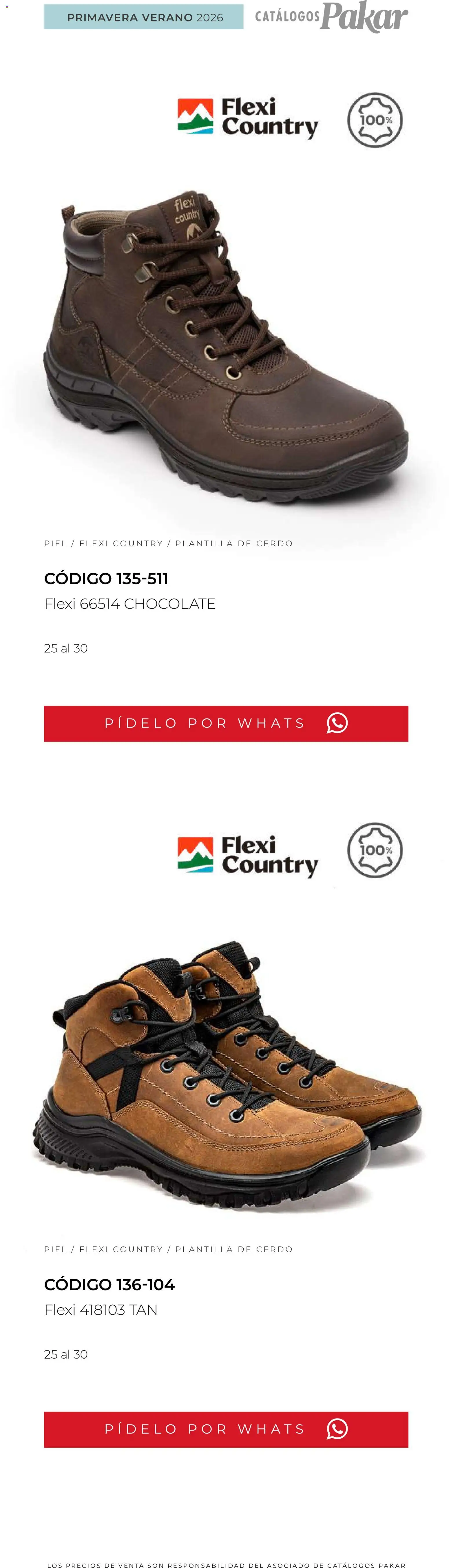 Nuevas ofertas de SC Pakar válidas en toda la República Mexicana desde el 04.03.2026. ¡Encuentra las mejores ofertas en SC Pakar catálogo Flexi PV26! | Página: 192 | Productos: Chocolate, Cerdo