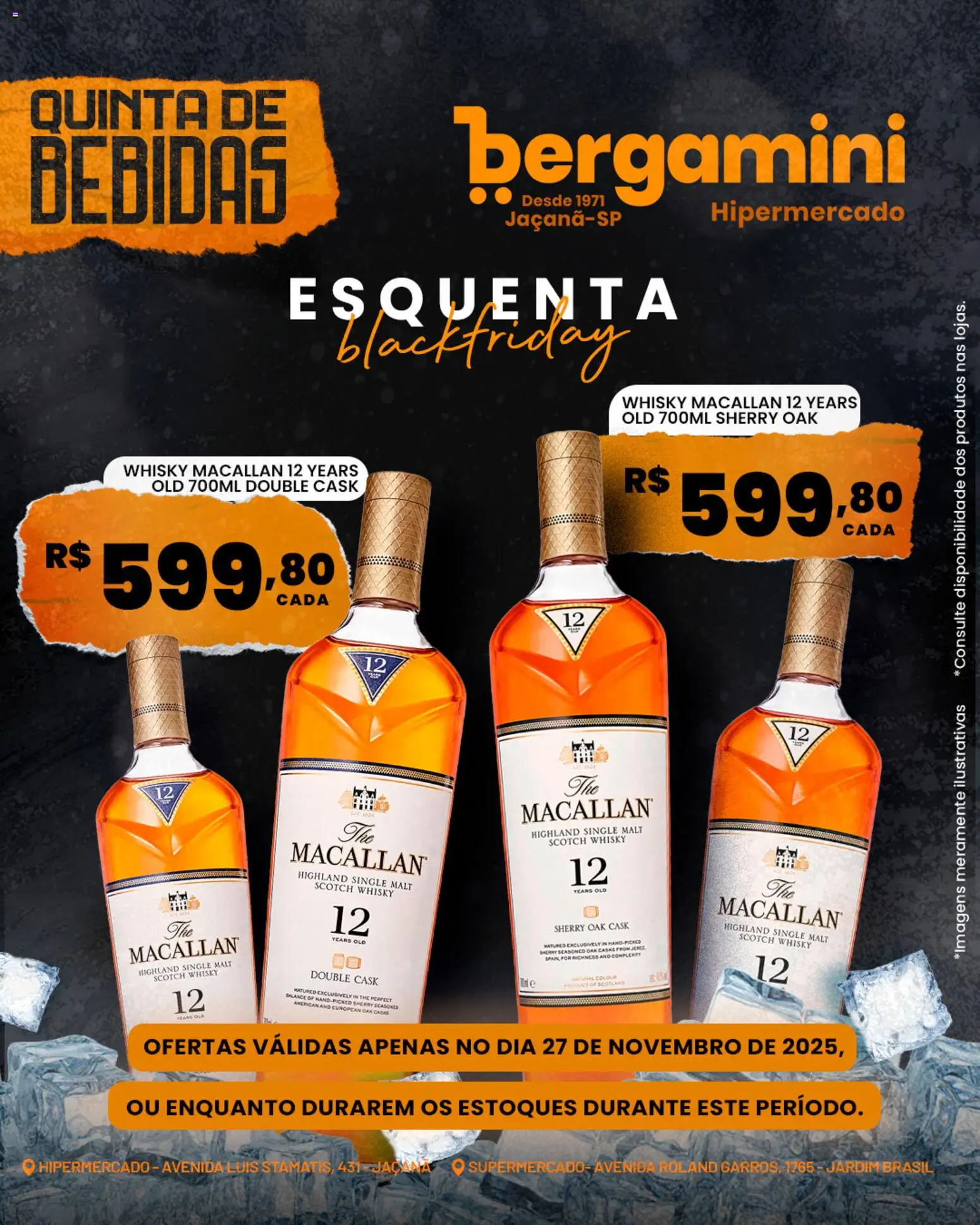Supermercado Bergamini Folheto - válido de 27.11.2025 | Página: 7 | Produtos: Whisky