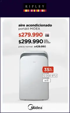 Ripley ofertas  válido desde el 20.11.2025 | Página: 8 | Productos: Aire acondicionado