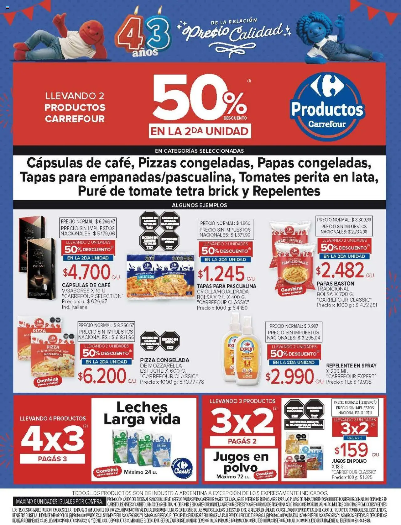 Carrefour ofertas │ válido desde el 07.10.2025 | Página: 42 | Productos: Teléfono, Repelente, Caso, Tomate