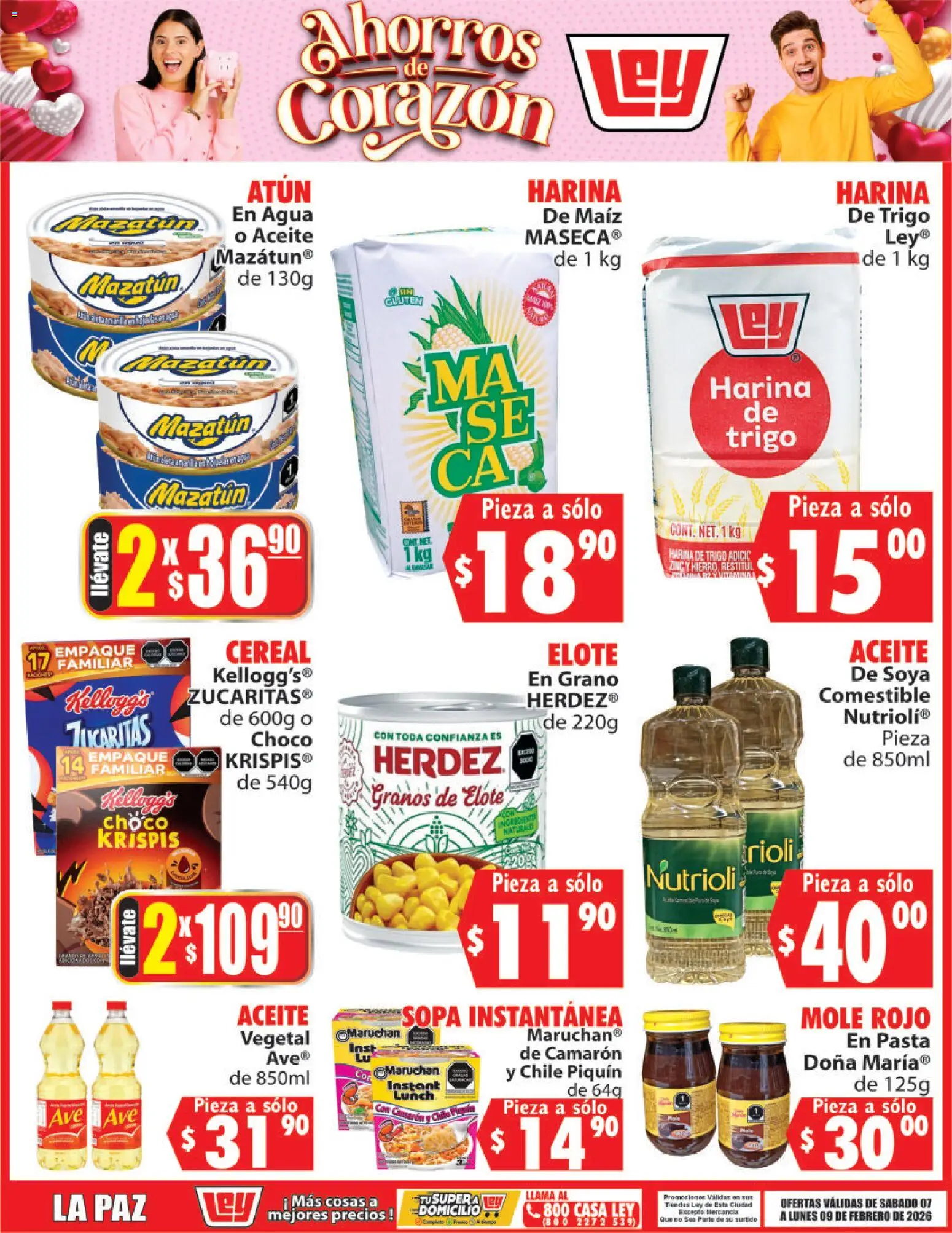 Nuevas ofertas de Casa Ley válidas en toda la República Mexicana desde el 07.02.2026. ¡Encuentra las mejores ofertas en Casa Ley folleto Ahorros de Corazón! | Página: 2