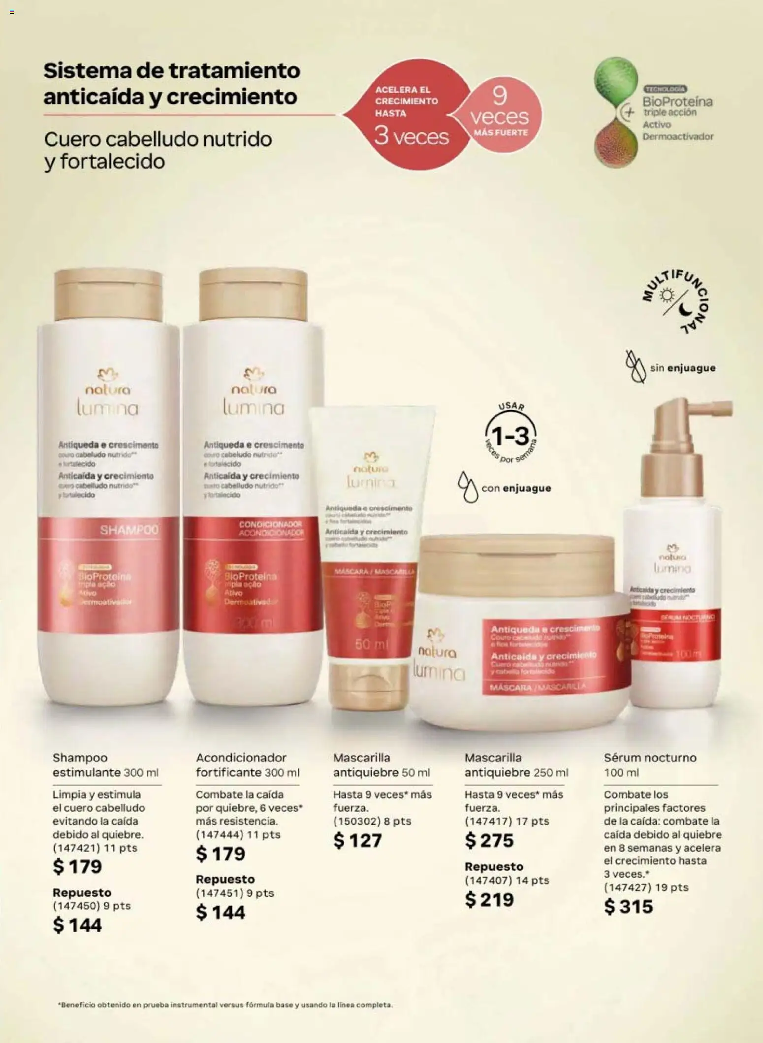 Nuevas ofertas de Natura válidas en toda la República Mexicana desde el 13.03.2026. ¡Encuentra las mejores ofertas en Natura campaña 5 2026! | Página: 129 | Productos: Serum, Máscara, Mascarilla, Acondicionador