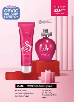 Vista previa de Secret Fantasy Fragancia, en spray para ella 50 ml, nuevo folleto de la tienda, válido en México a partir del 10.01.2026 | Página: 33 | Productos: Crema, Loción, Fragancia